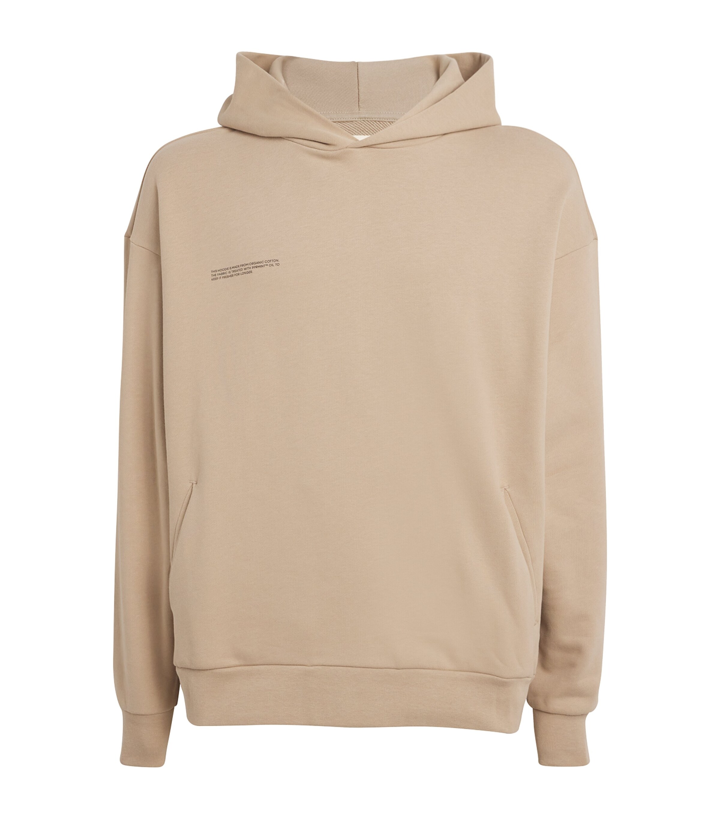 Pangaia Mens 365 Midweight Soft Organic Cotton Hoodie In Beige