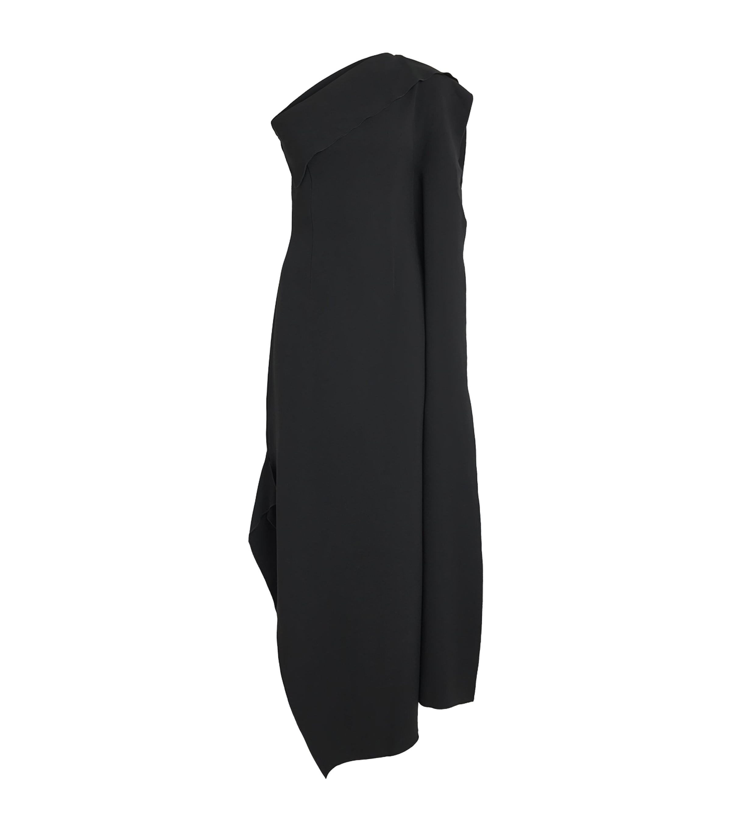FFORME Womens Asymmetric Andie Maxi Dress Black Image 1