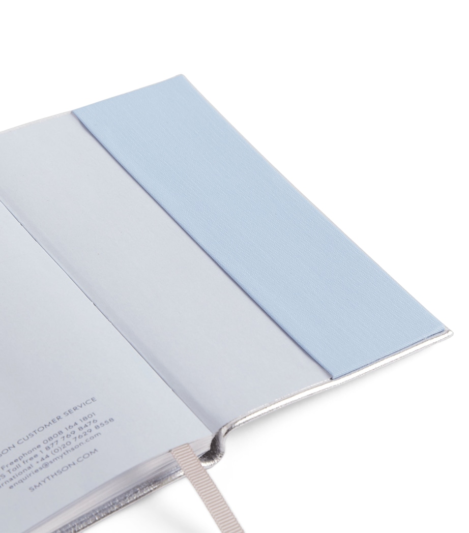 Smythson Leather Panama Weekly Diary 2027 Silver Image 4
