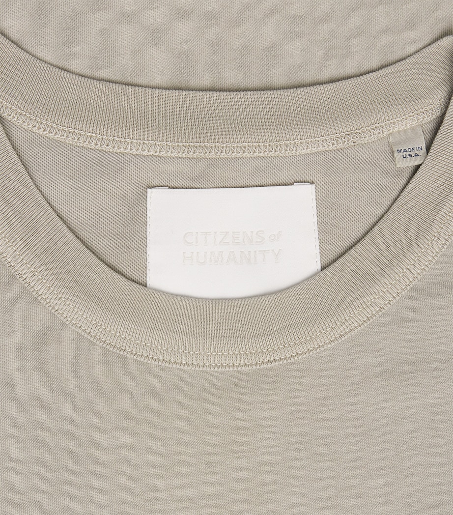 Citizens of Humanity Mens Organic Cotton Everyday T-Shirt Burnished Quartz Image 6