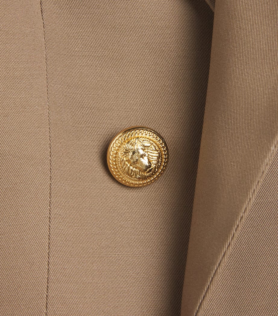 Balmain Kids Double-Breasted Blazer (8-14 Years) Brown Image 3