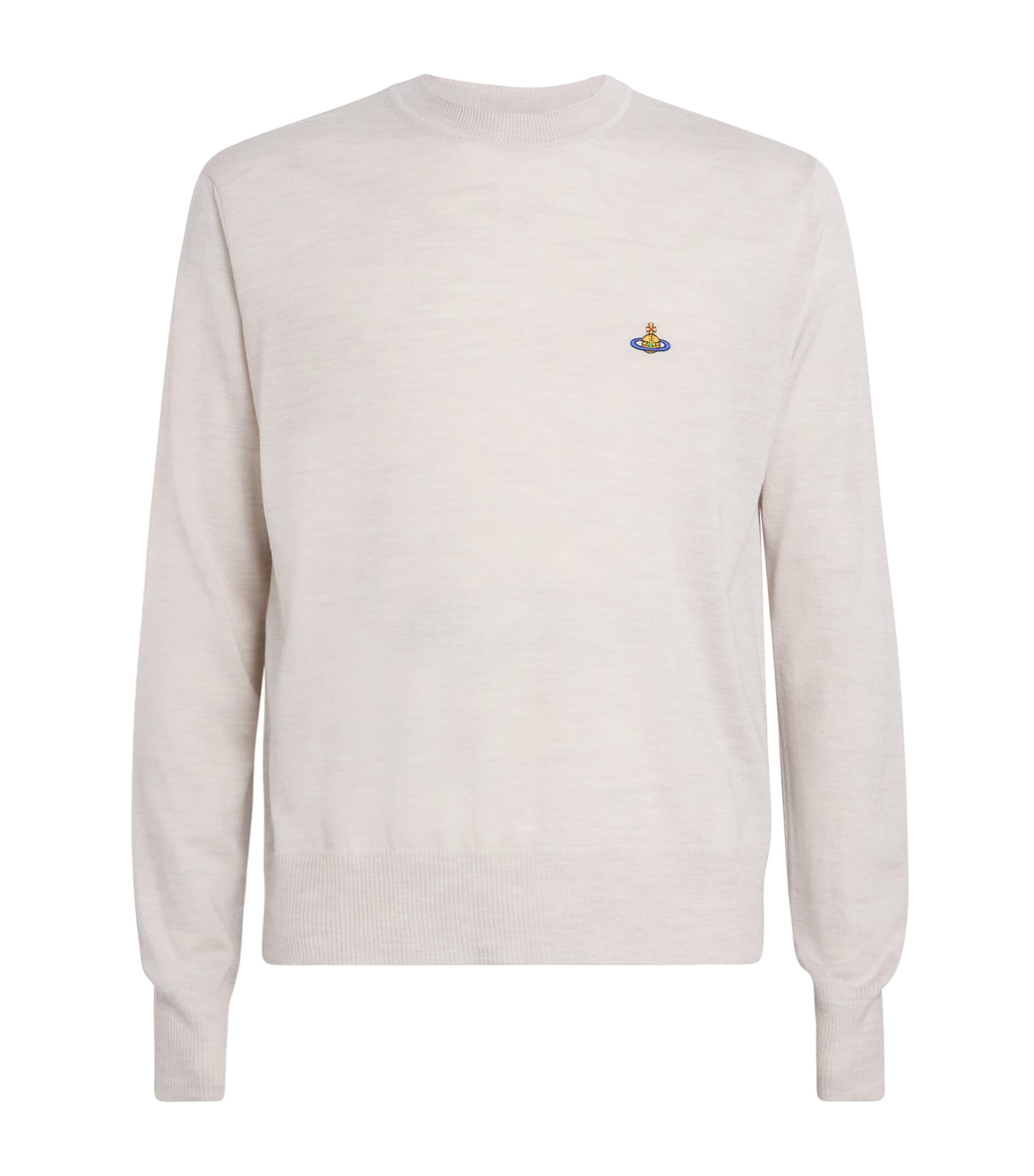 Vivienne Westwood Merino Wool Alex Sweatshirt In Gray