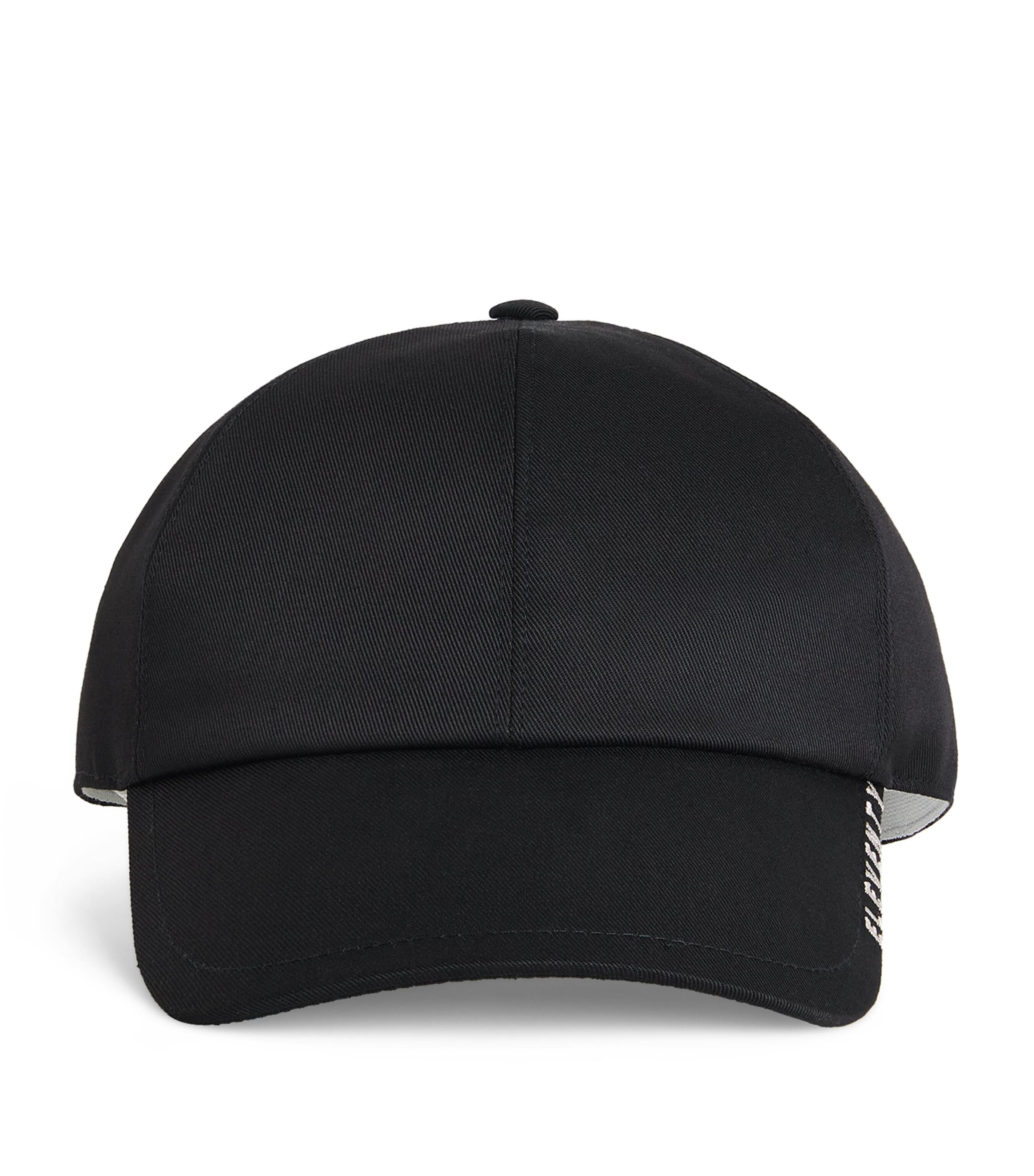 Eleventy Embroidered Logo Baseball Cap Nero Image 1