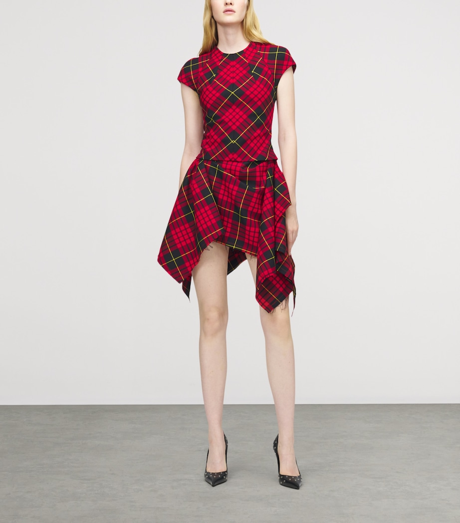 Check Mini Dress 6120 Image 2