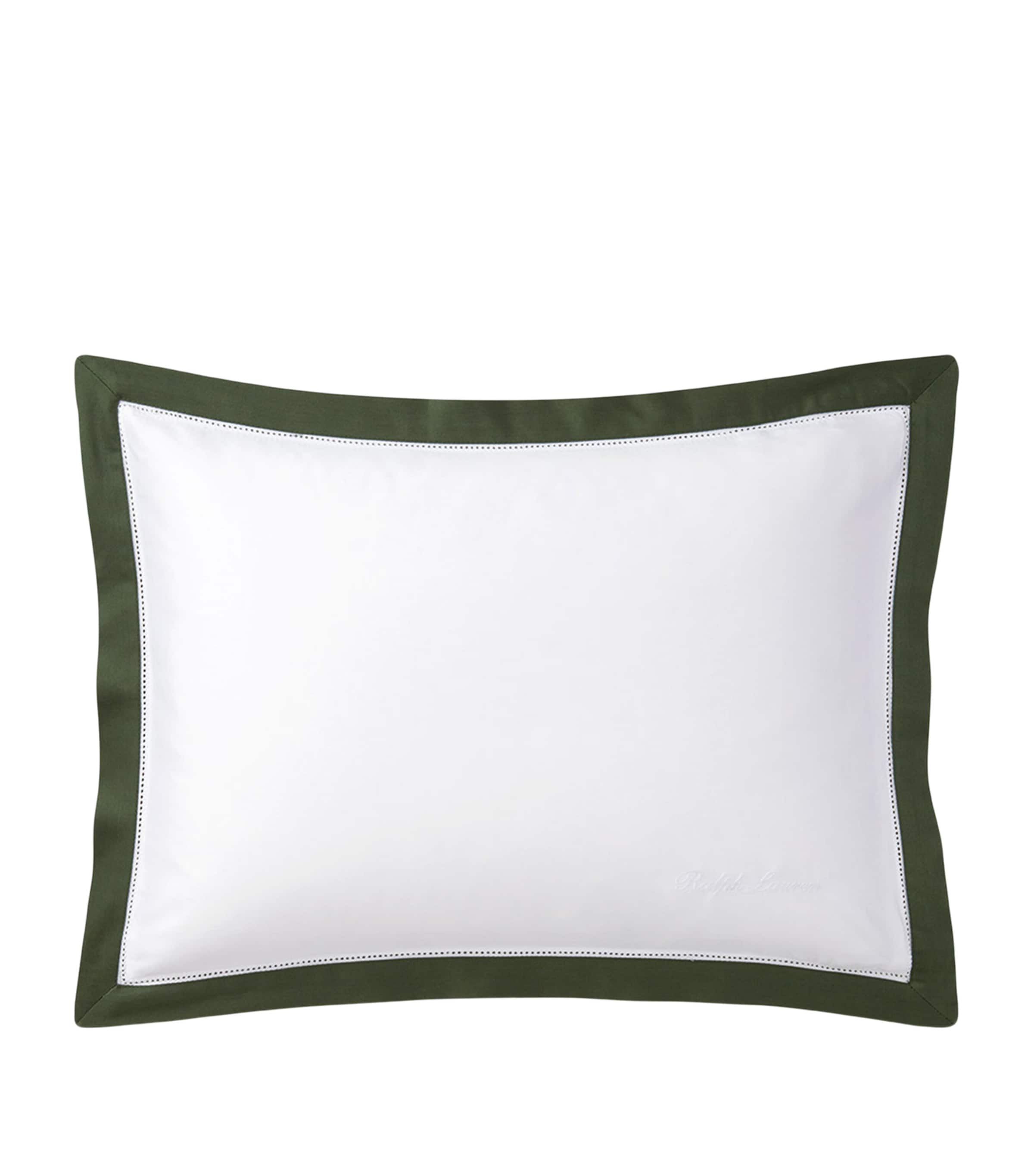 Ralph Lauren Langdon Rectangular Cushion Cover In Green