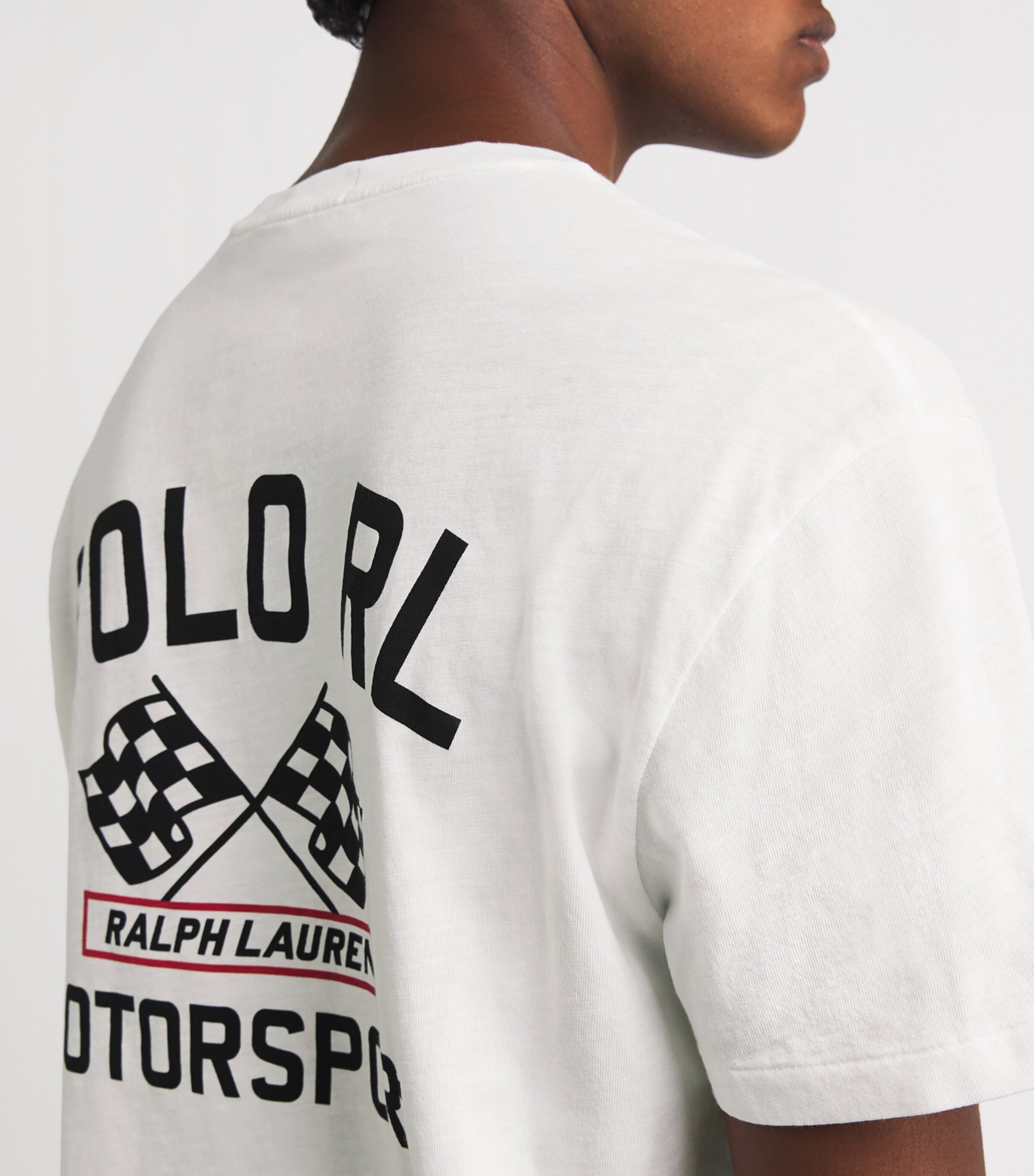 Polo Ralph Lauren White Cotton Motor Graphic T-Shirt | Harrods US