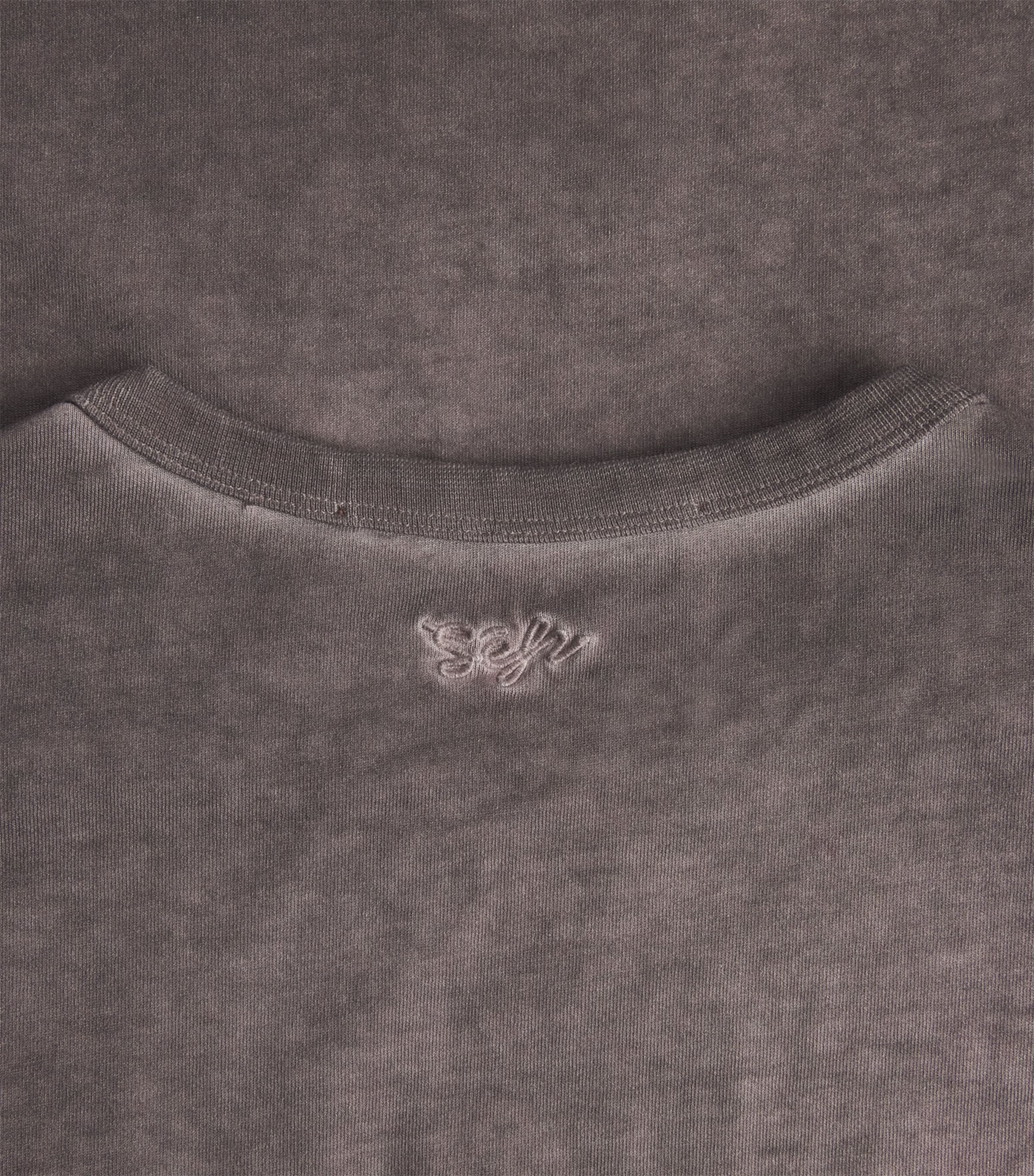 Séfr Mens Cotton Mauro T-Shirt Grease Image 6