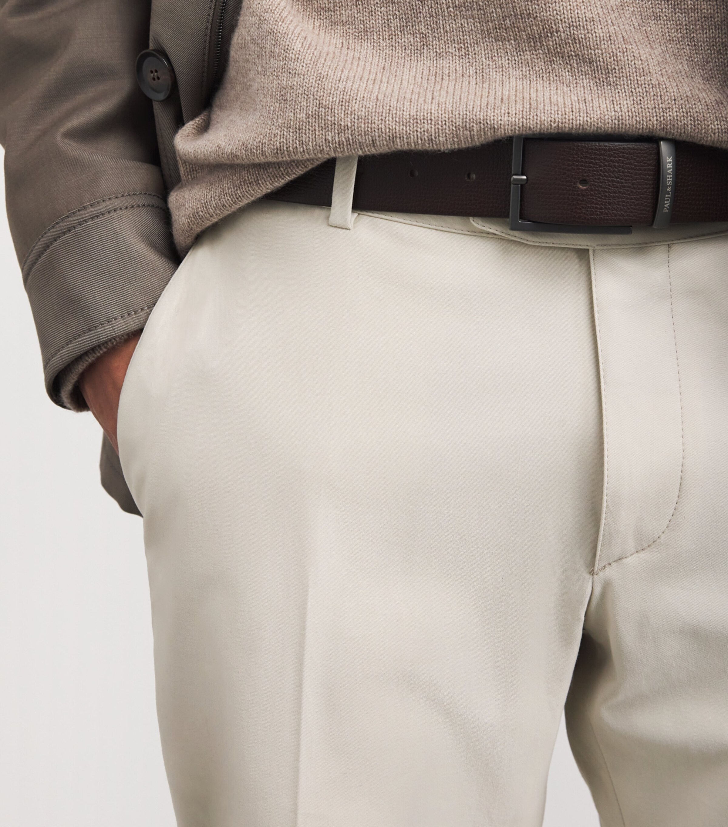 Brioni Mens Wool Tailored Trousers Image 3