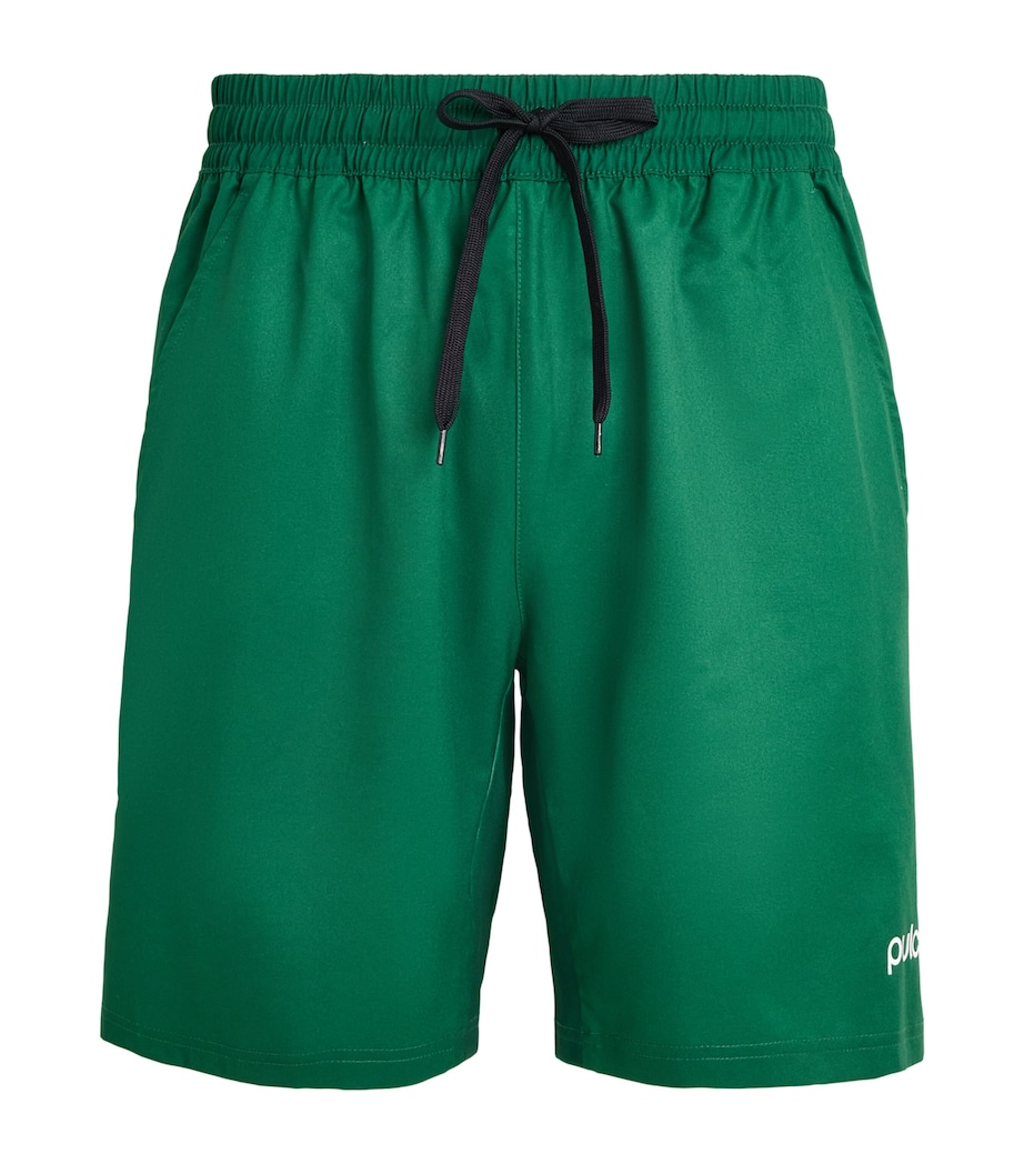 Pulco Studios Mens Cancun Shorts Court Green Image 1