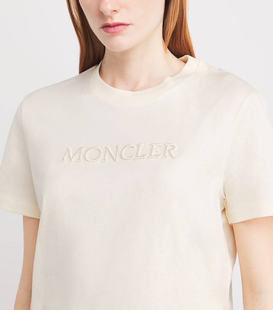 Cotton Logo Embroidered T-Shirt 37 Image 6
