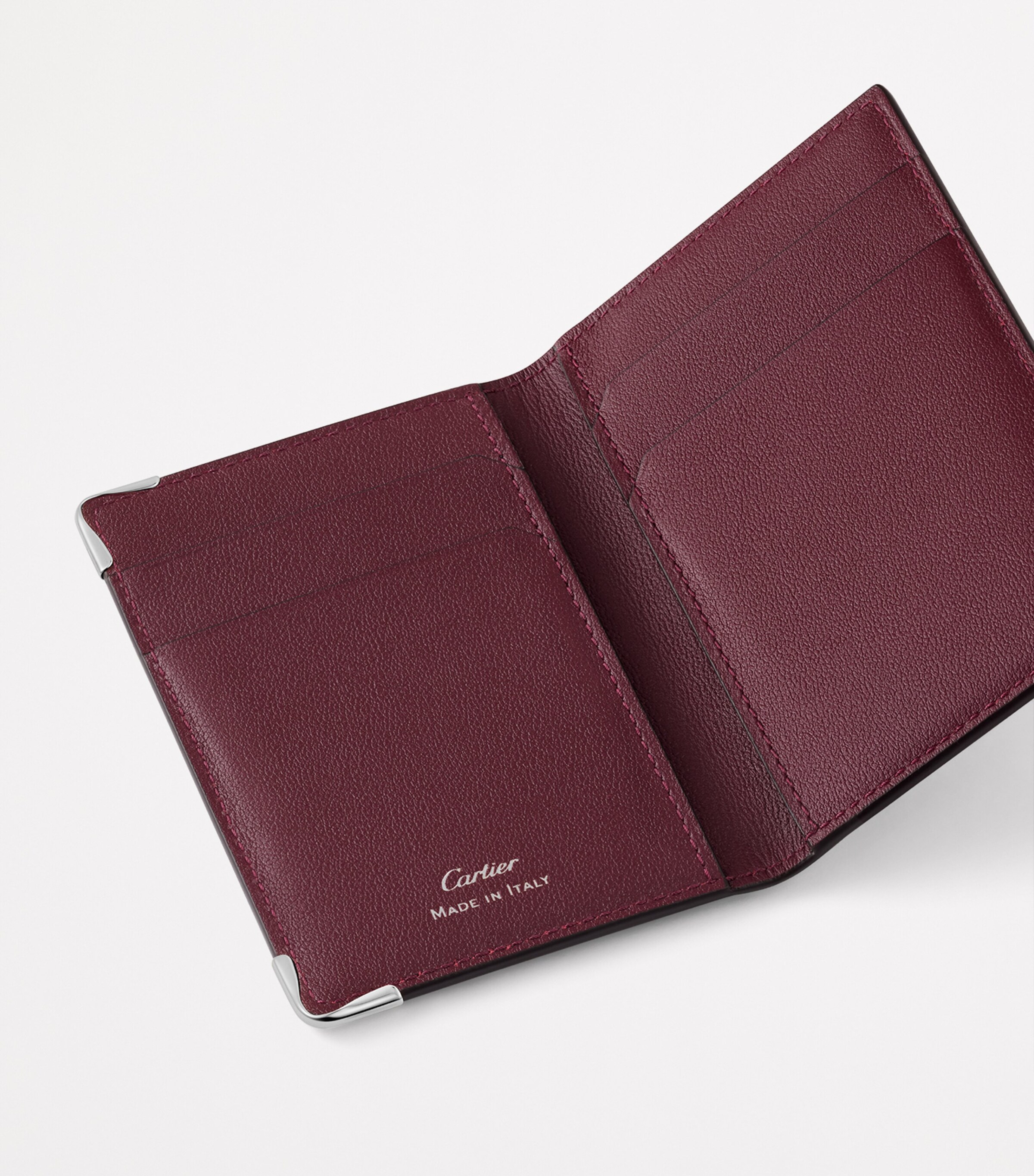 Cartier Red Leather Must de Cartier Card Holder | Harrods UK