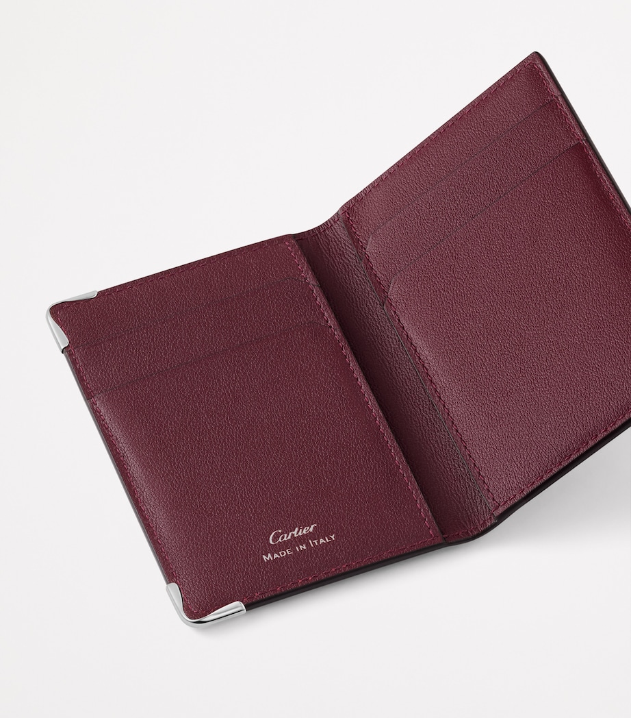 Leather Must de Cartier Card Holder BORDEAUX Image 3