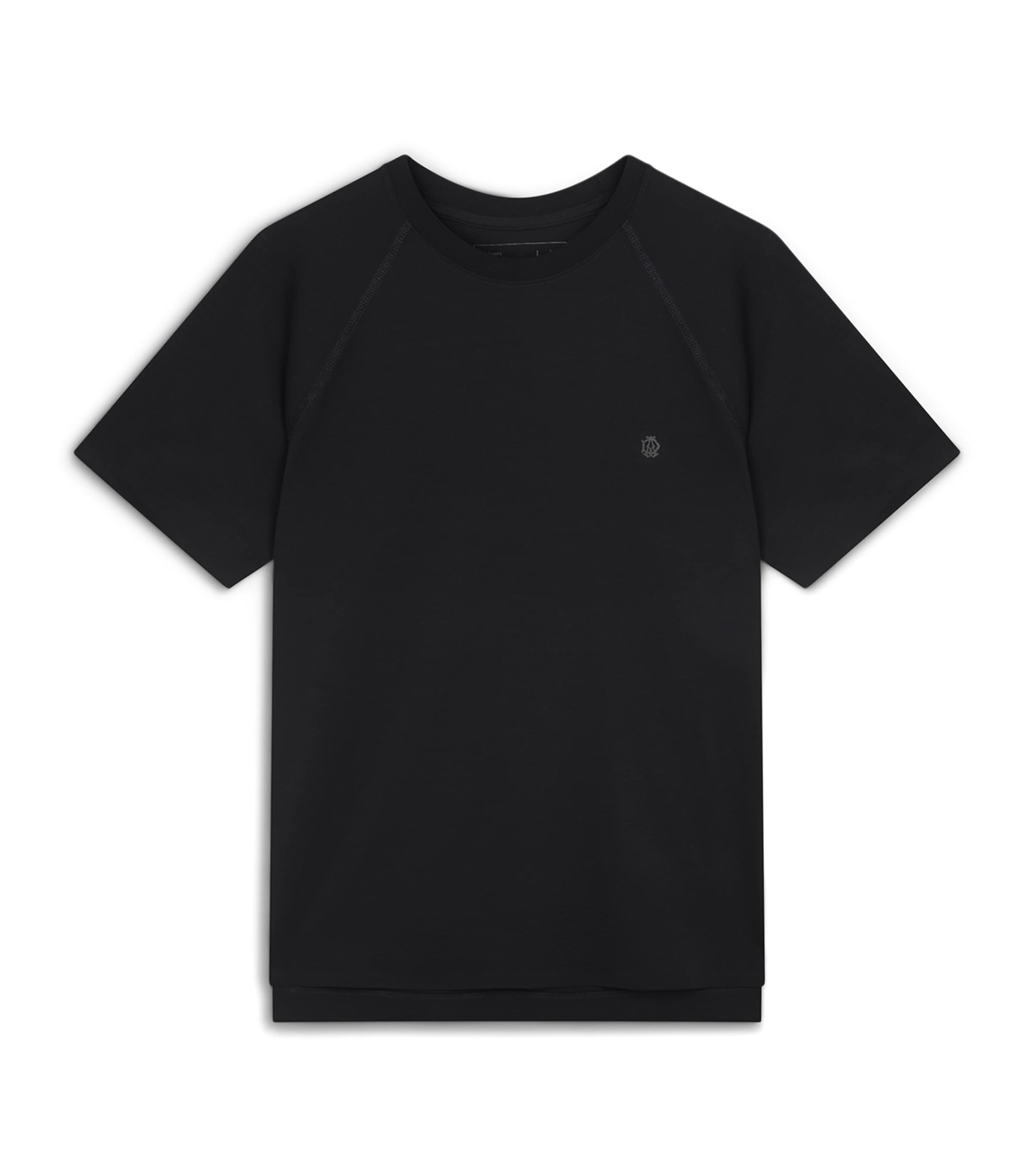 Dunhill Wool Athluxury Short-sleeve T-shirt In Blue