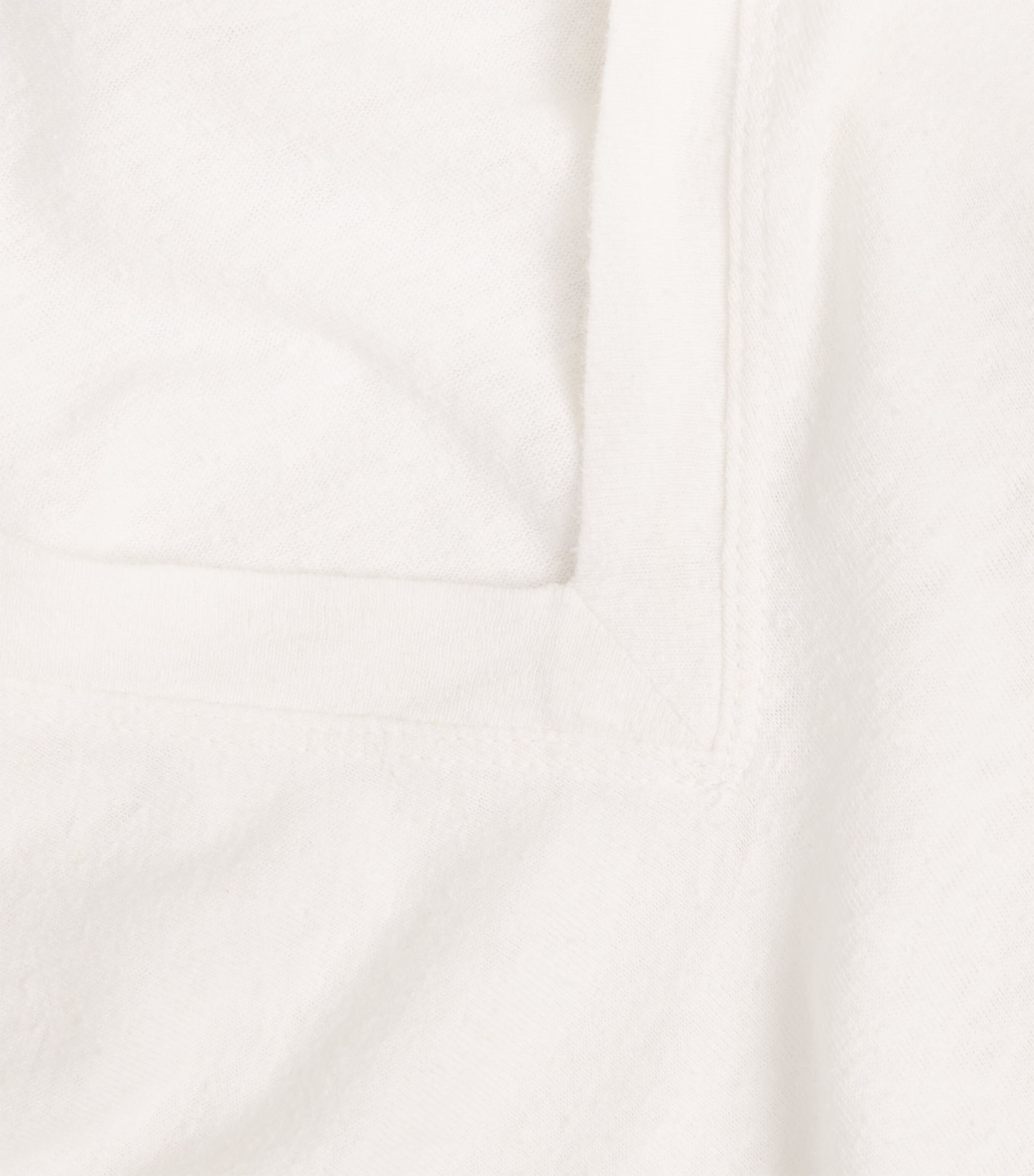 ME+EM Womens Hemp-Cotton V-Neck T-Shirt Fresh White Image 6