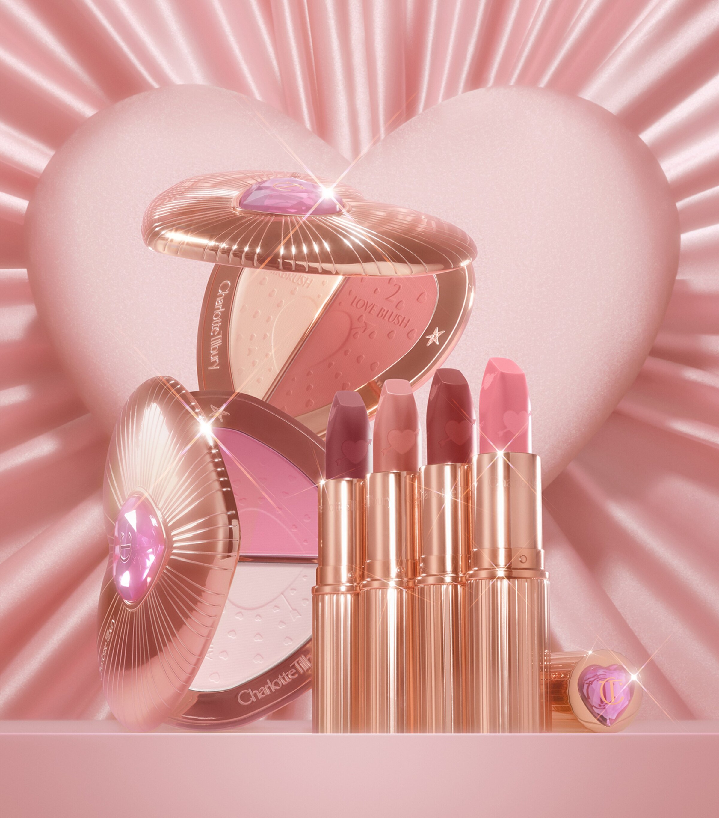 Pink Soulmate Blush and Highlighter Palette PINK Image 7