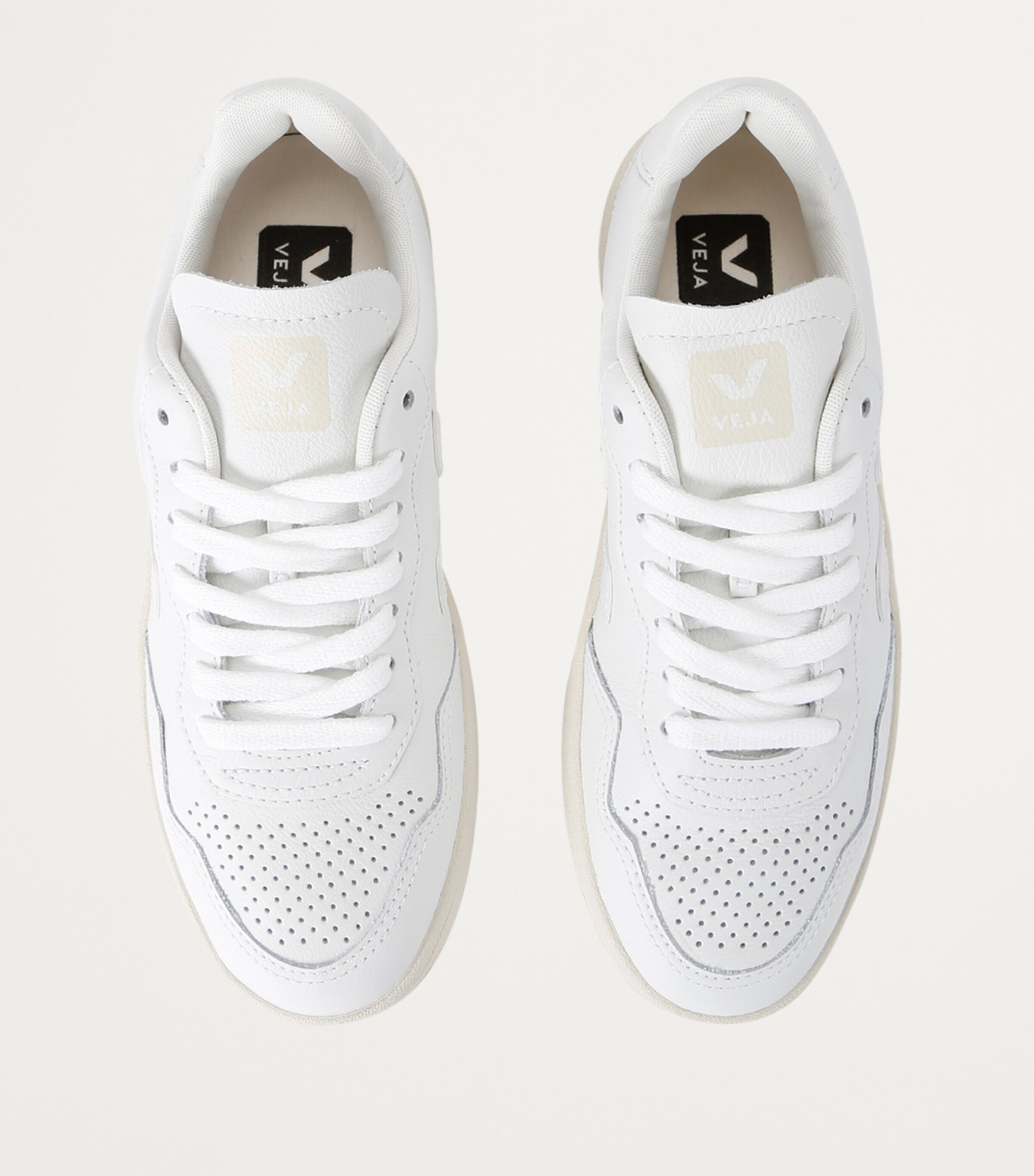 Veja Leather V-90 Sneakers White/oth Image 4