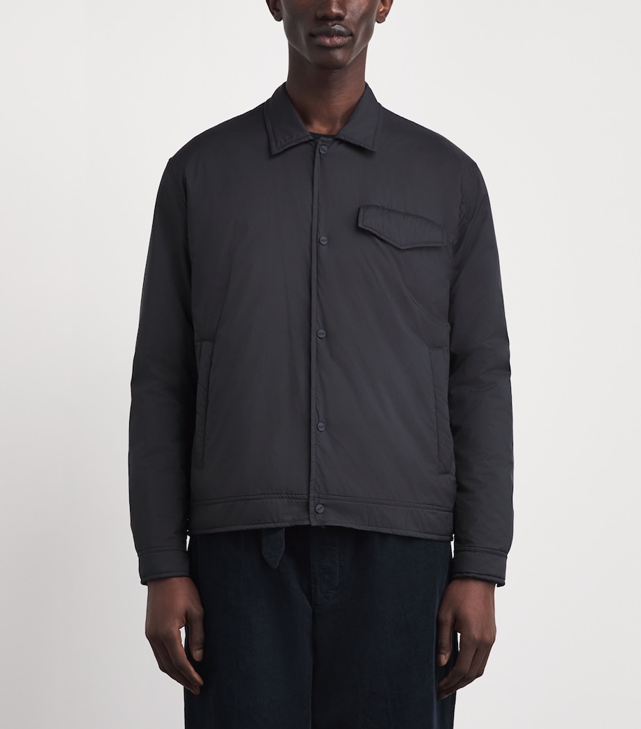 Chest-Pocket Bomber Jacket BLUE 9200 Image 4