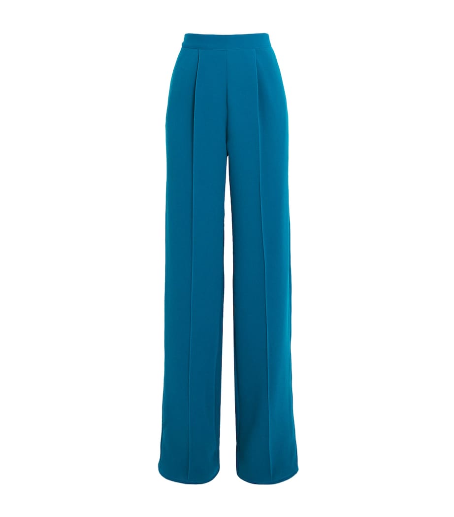 Pleated Lowell High-Rise Trousers LAGUNA BLUE Image 1