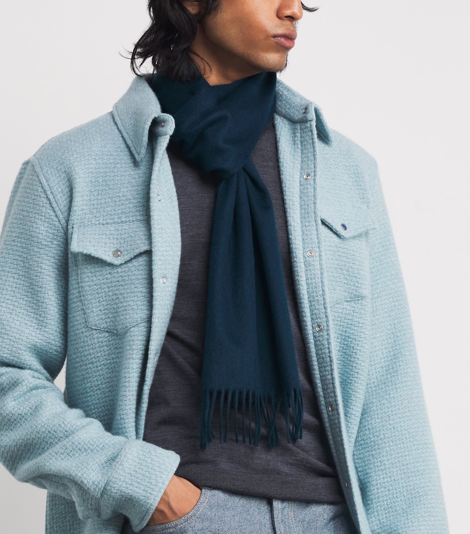 Cashmere Fringe Scarf SC7319 BOTTLE Image 3