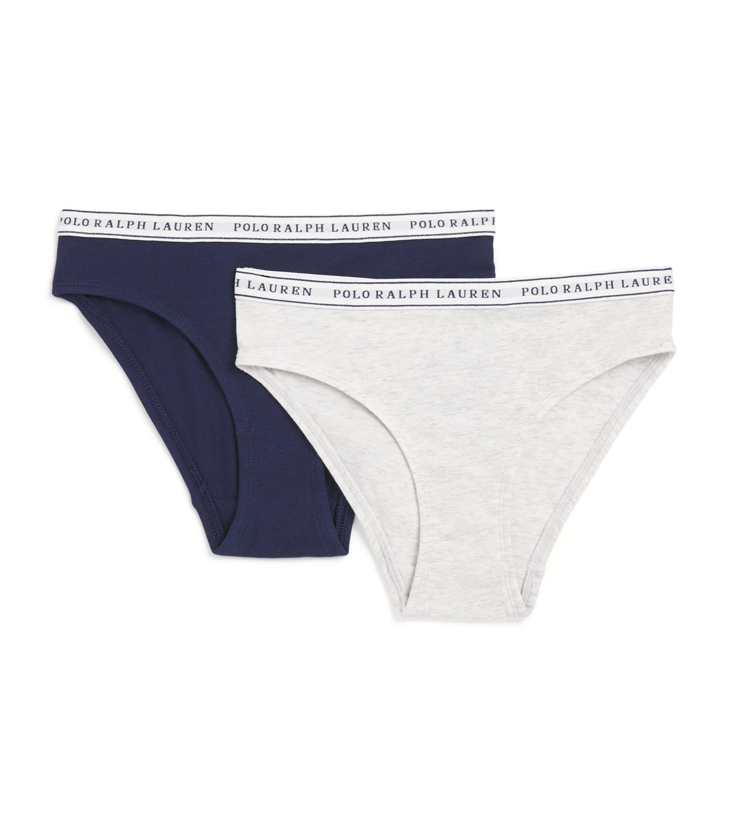 Pack of 2 Stretch-Cotton Briefs (7-14 Years) BK9REFINED NAVY Image 1