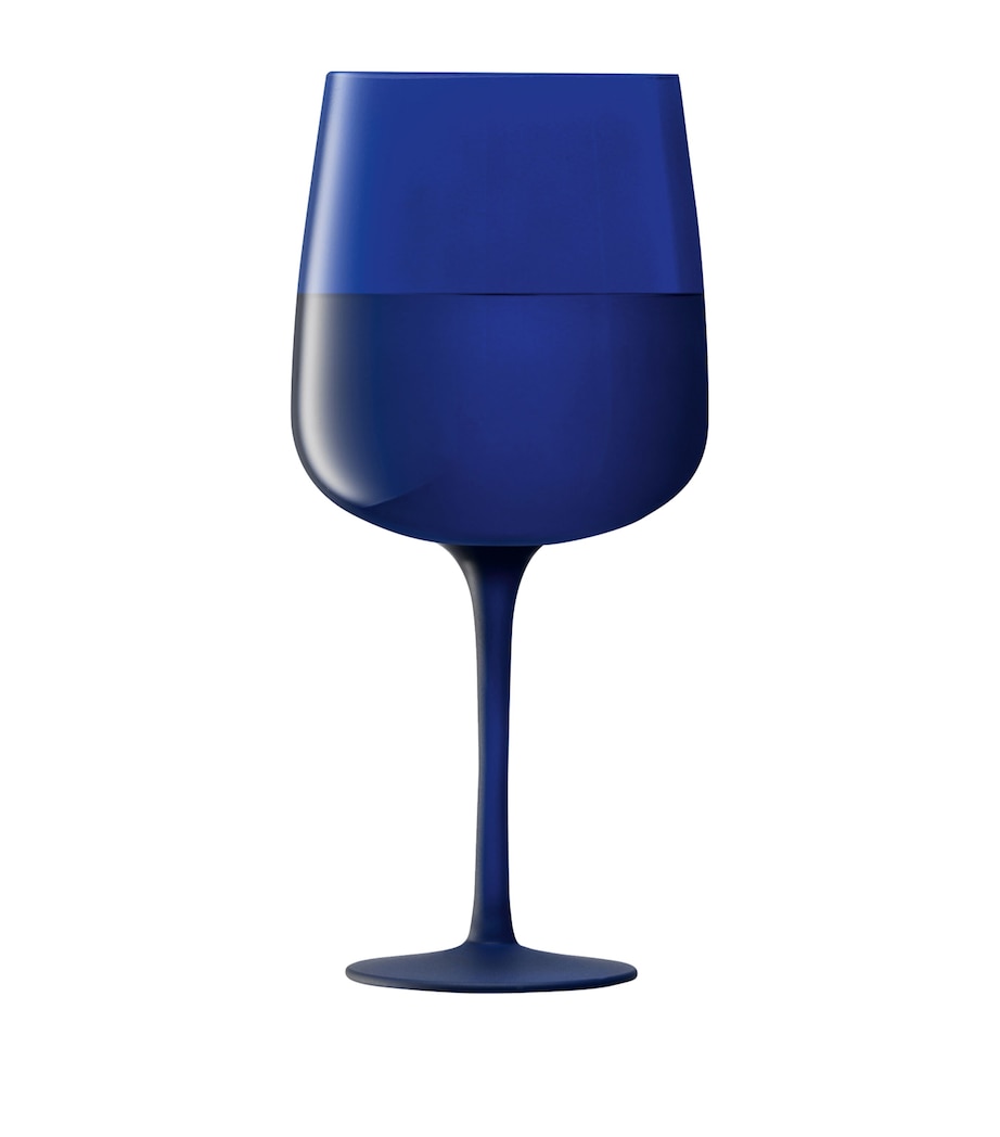 Set of 2 Arc Contrast Wine Glasses (330ml) BLUE Image 3
