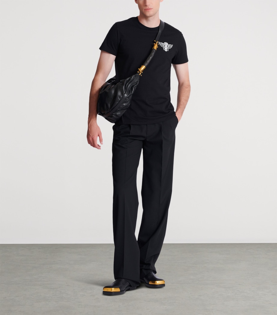 Cotton Logo T-Shirt EAB NOIR/BLANC Image 3