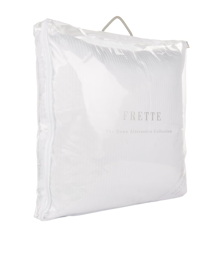 Medium-Firm Nuvola Square Pillow (65cm x 65cm) B100  WHITE Image 2
