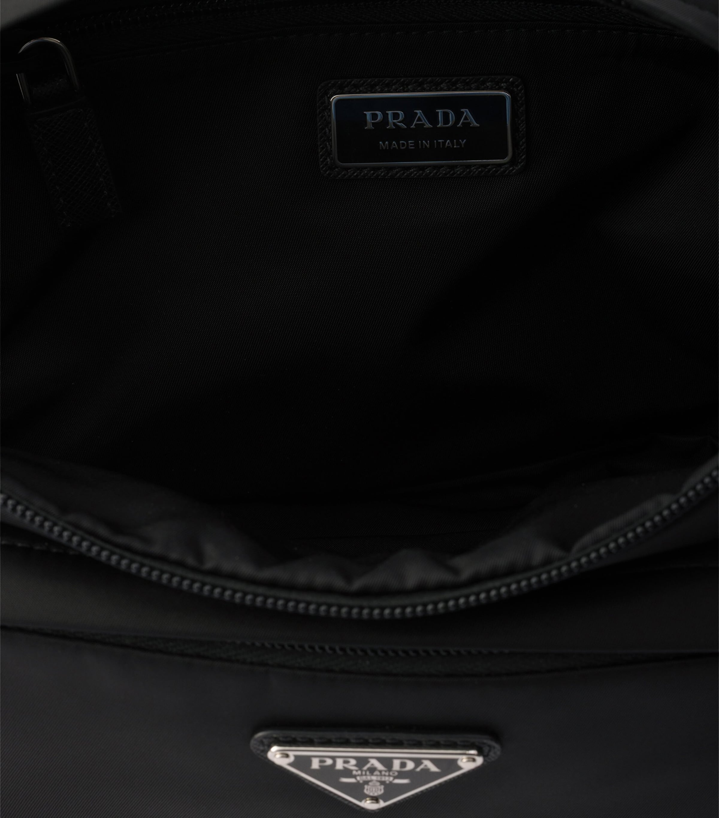 Re-Nylon and Leather Cross-Body Bag F0002 Image 6