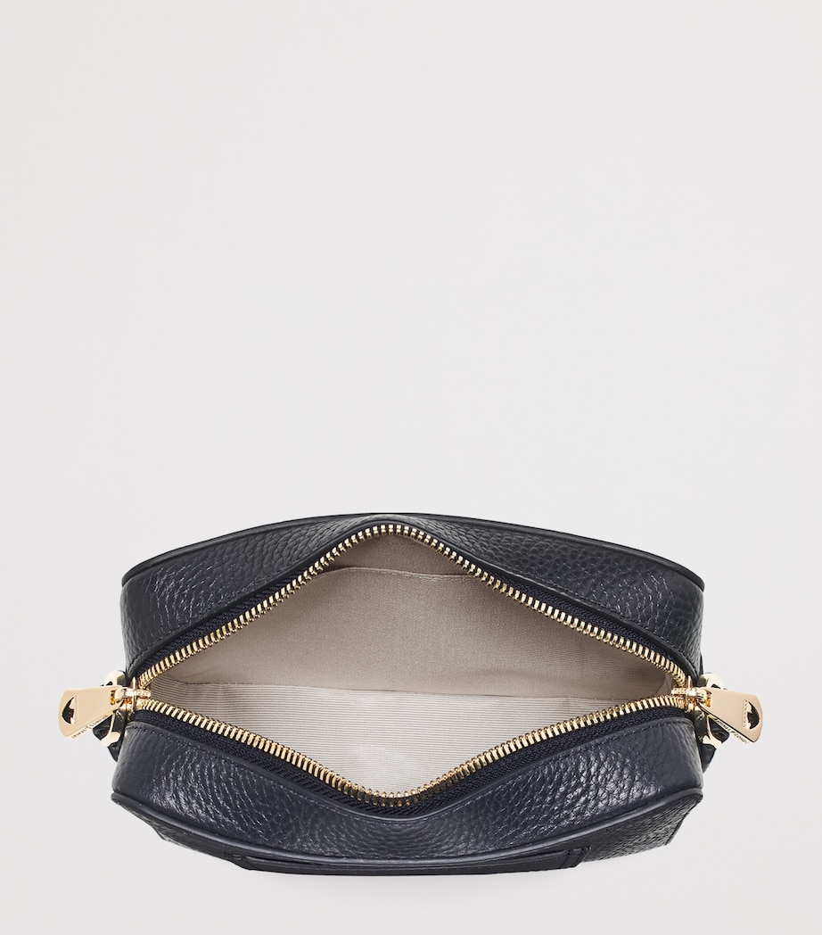 Leather Camera Bag NAVY Image 4