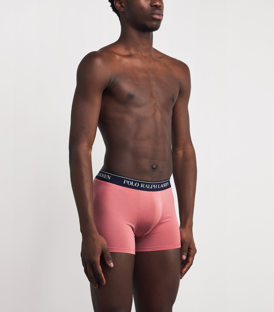 Stretch-Cotton Classic Trunks (Pack of 3) 3PK NVY/PINK/WHT Image 2