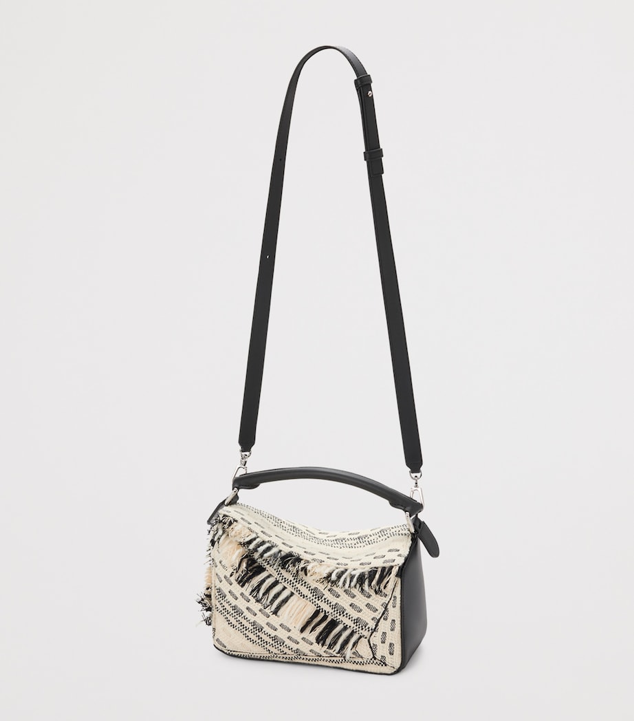 x Albers Puzzle Top-Handle Bag BLACK/WHITE Image 8