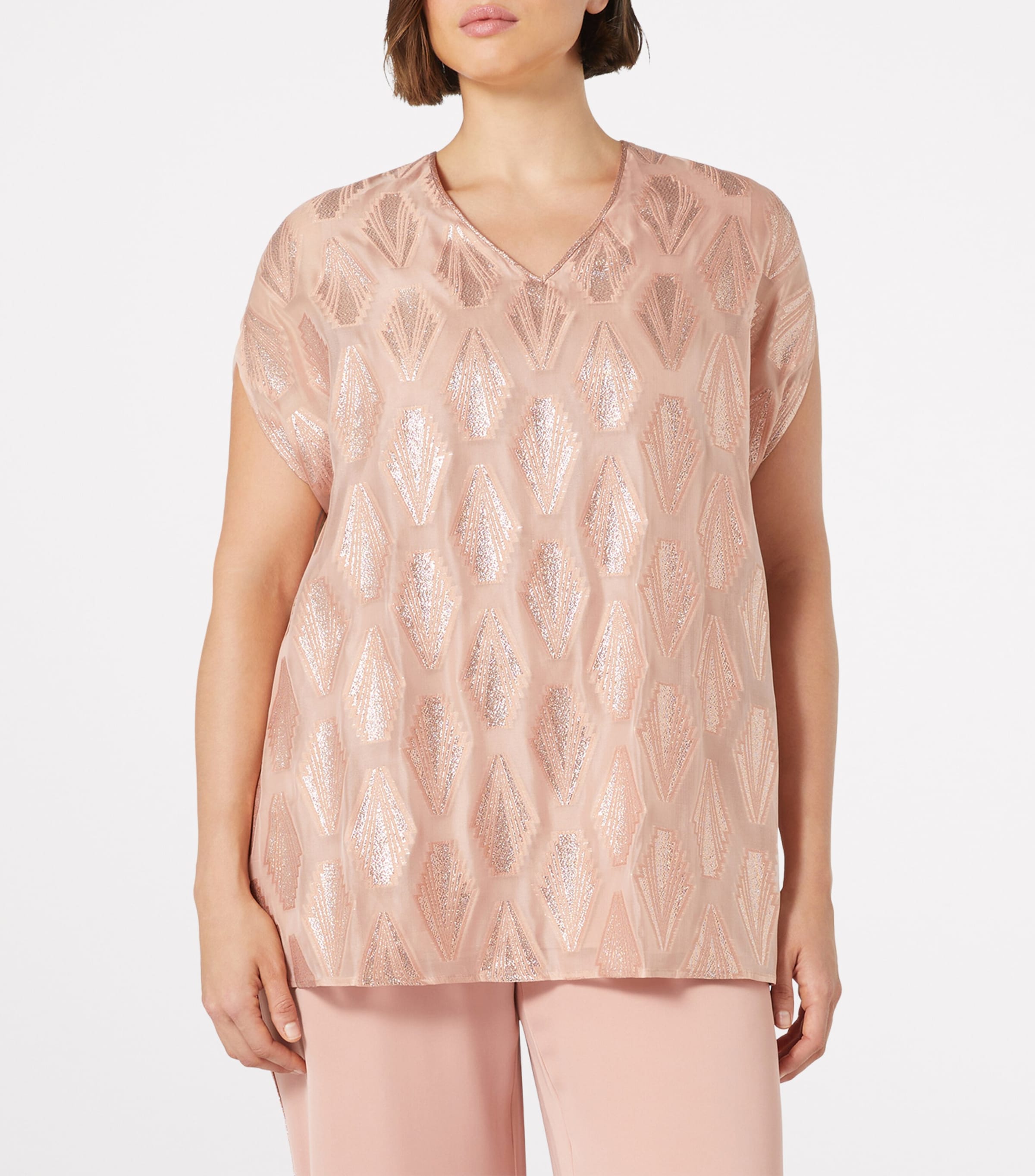 x Dima Ayad Sleeveless Girotta Top ROSE GOLD Image 2