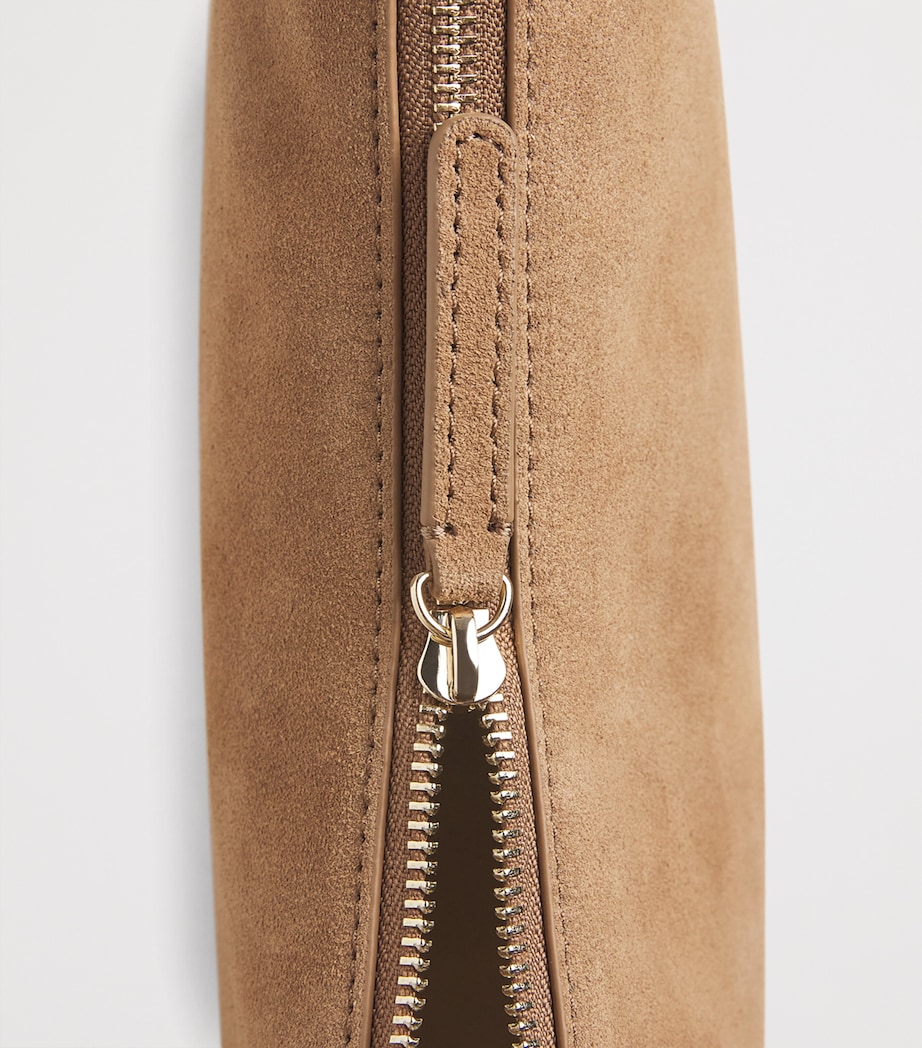 Claudie Pierlot Suede Shoulder Bag Sand Image 5