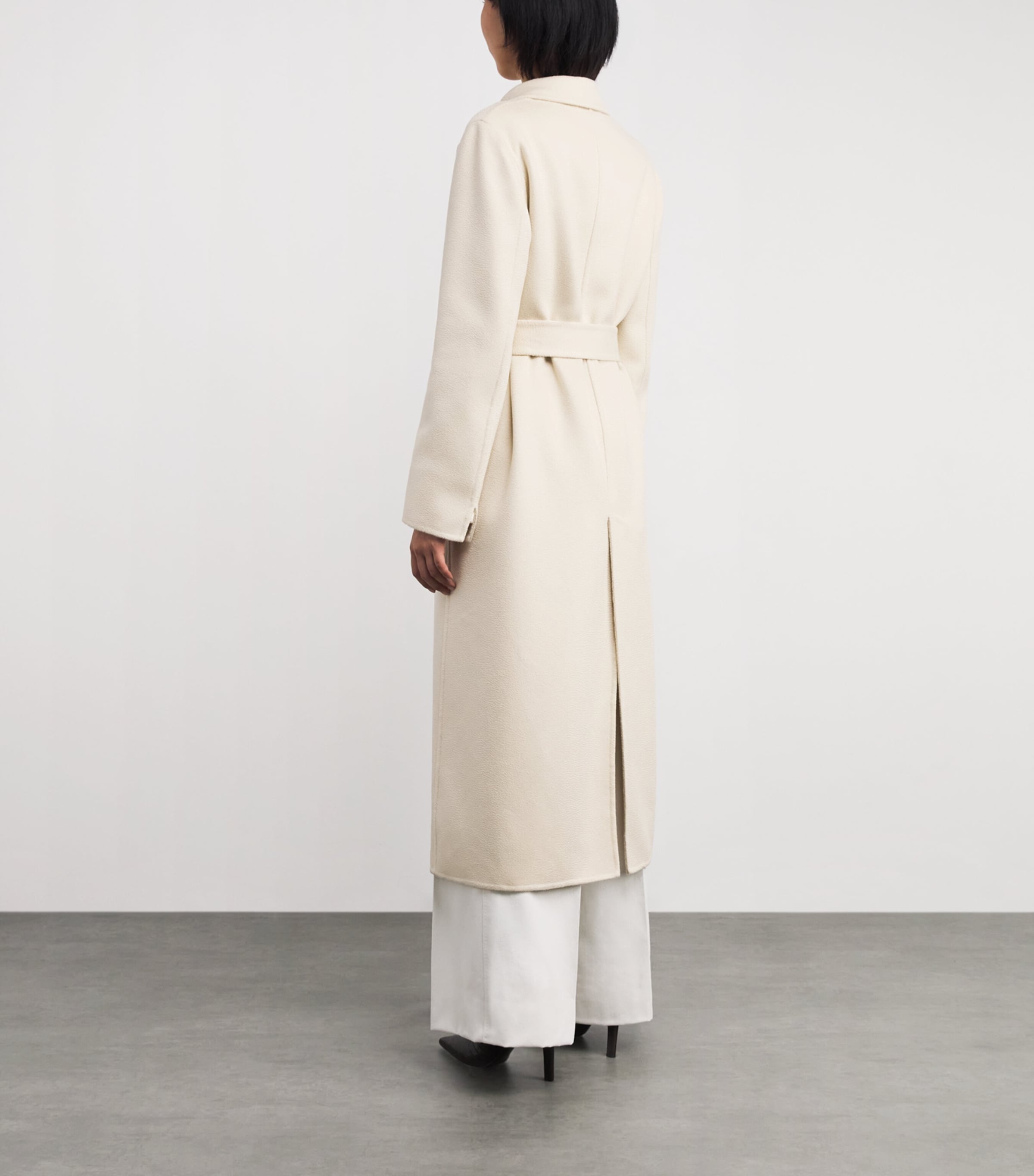 Cashmere Claudie Wrap Coat 9900 Image 4