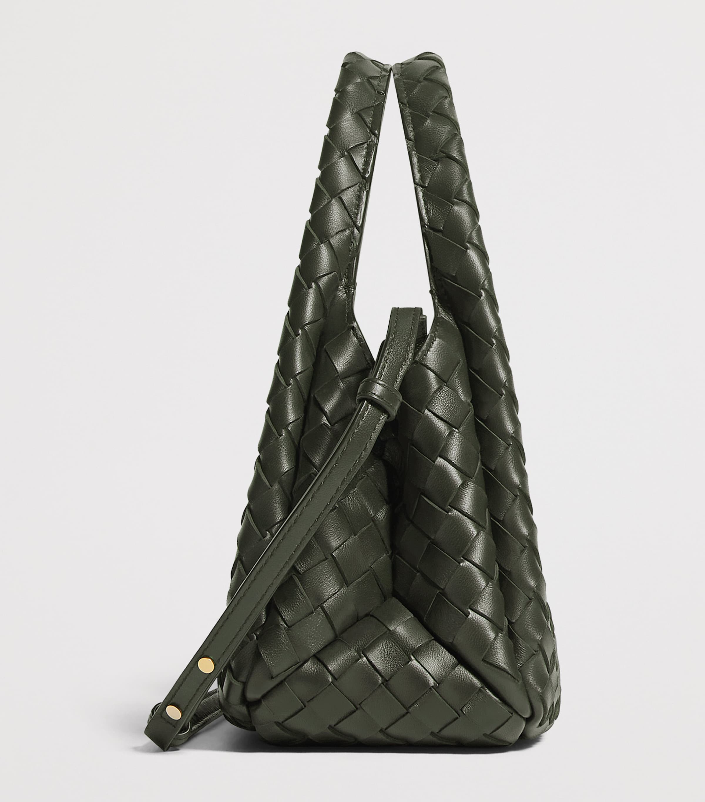 Bottega Veneta Baby Leather Campana Shoulder Bag Image 2