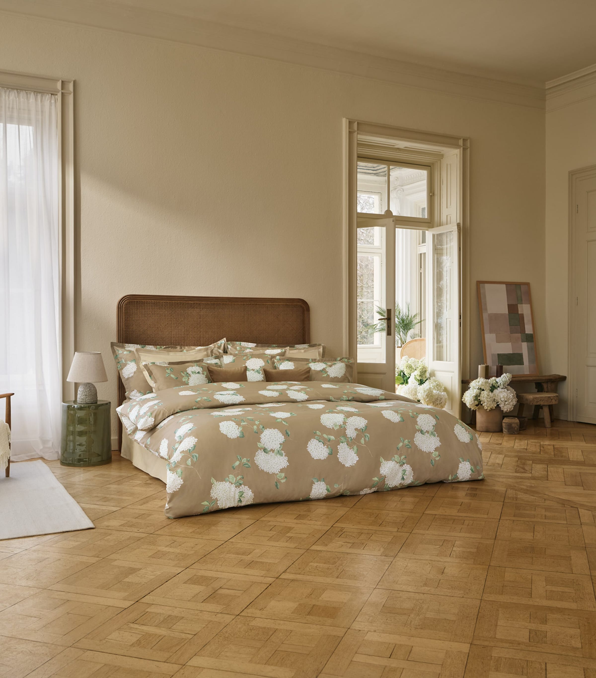 Schlossberg Hortensia King Duvet Cover (230cm x 220cm) Miel Image 2