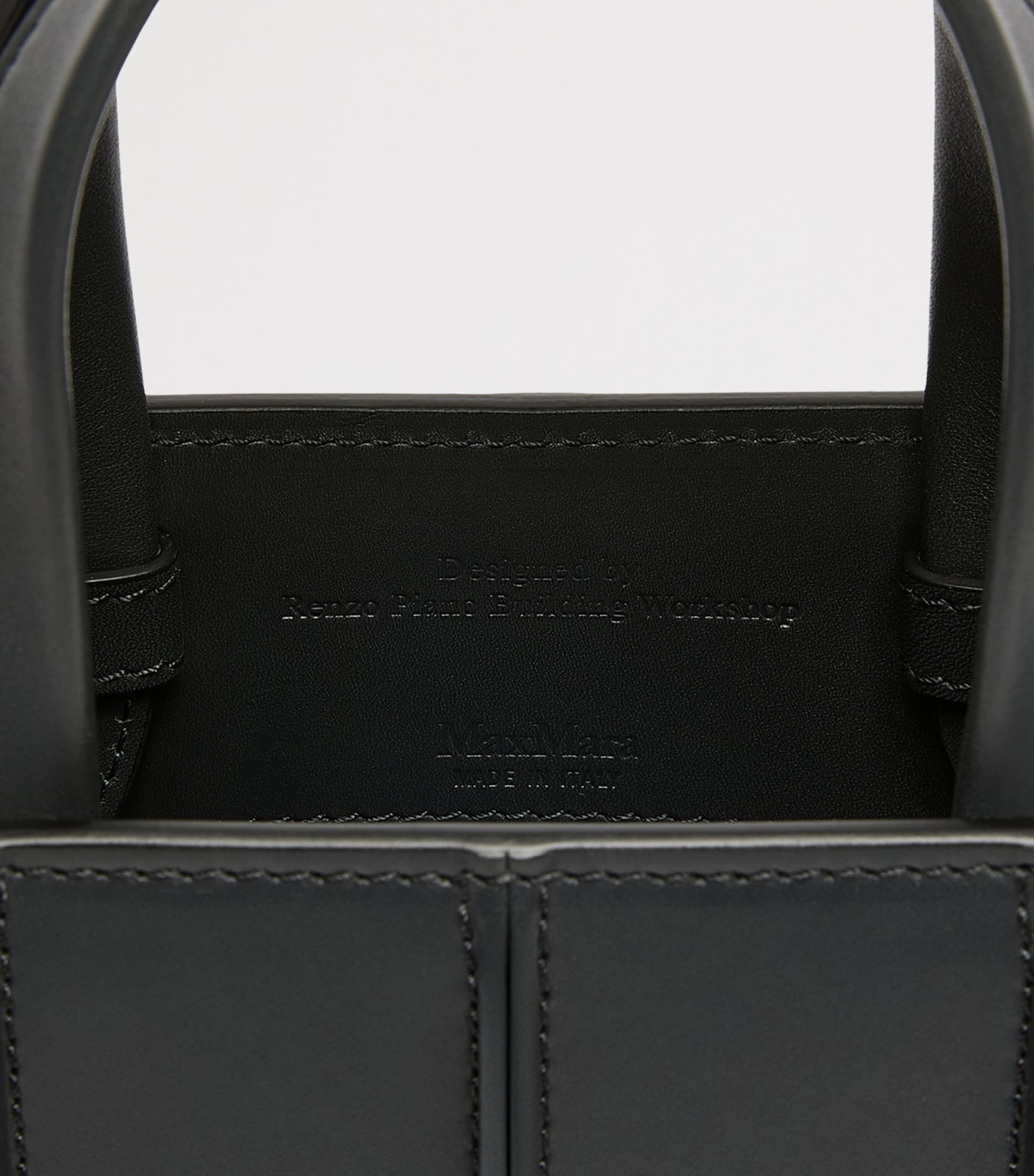 Max Mara Micro Quilted Whitney Top-Handle Bag Medium Grey Image 5