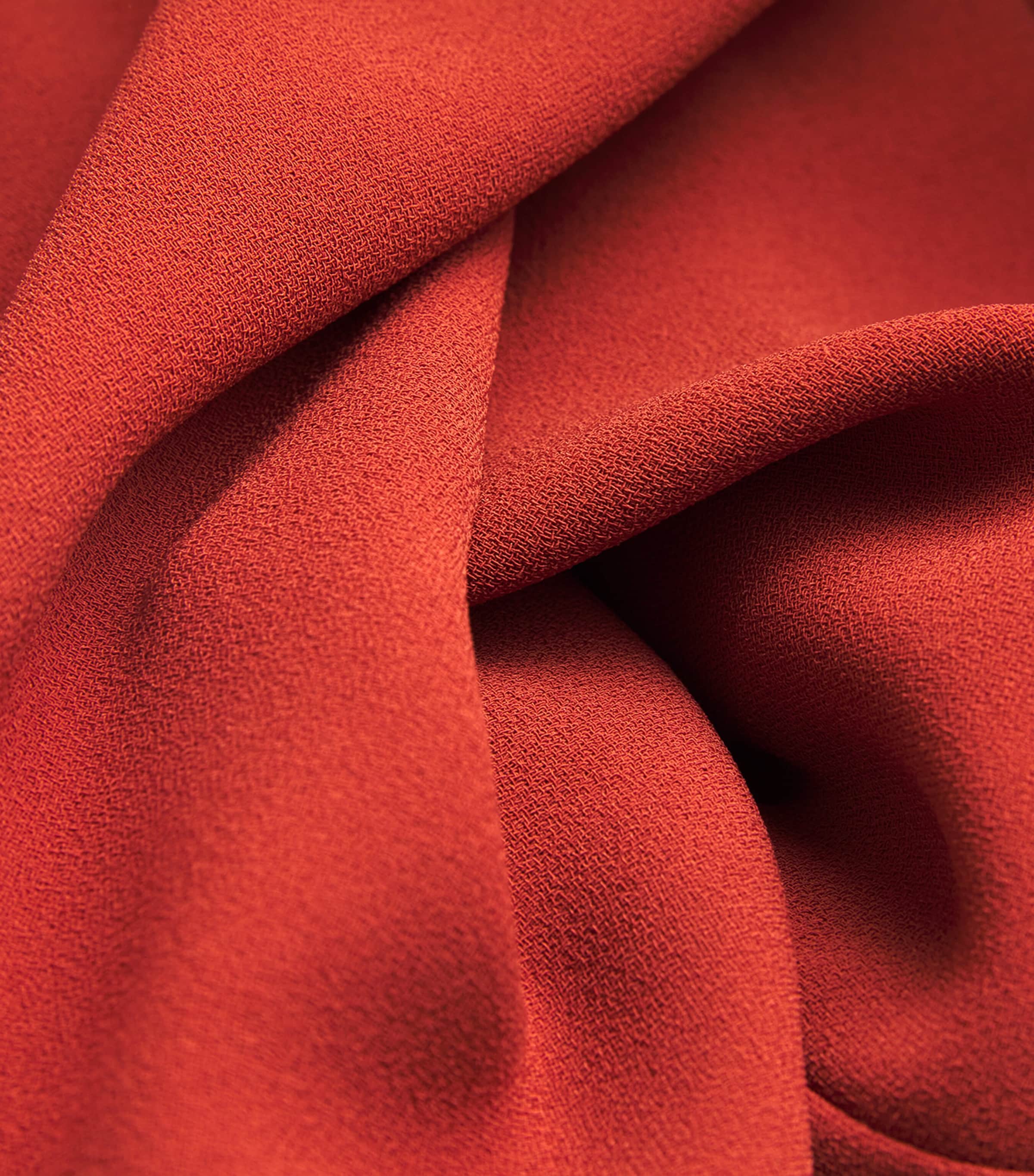 Belted Echo Midi Shirt Dress CARMINE Image 5