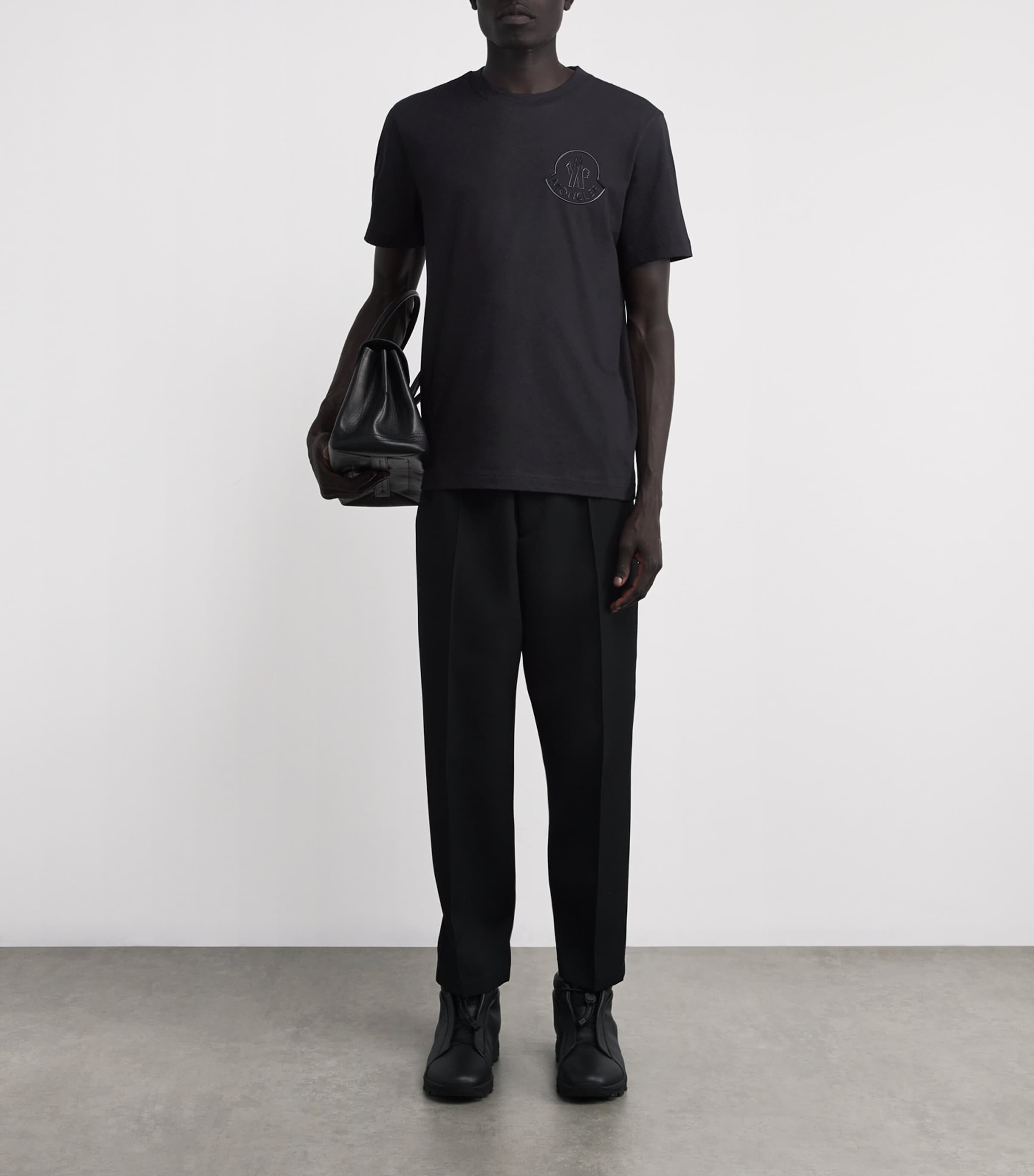 Cotton Flocked Logo T-Shirt 999 Image 2