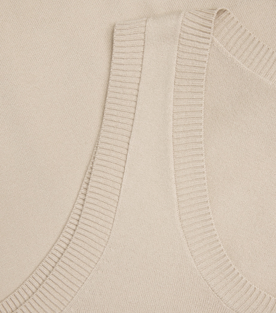 Knitted Tank Top BEIGE Image 5