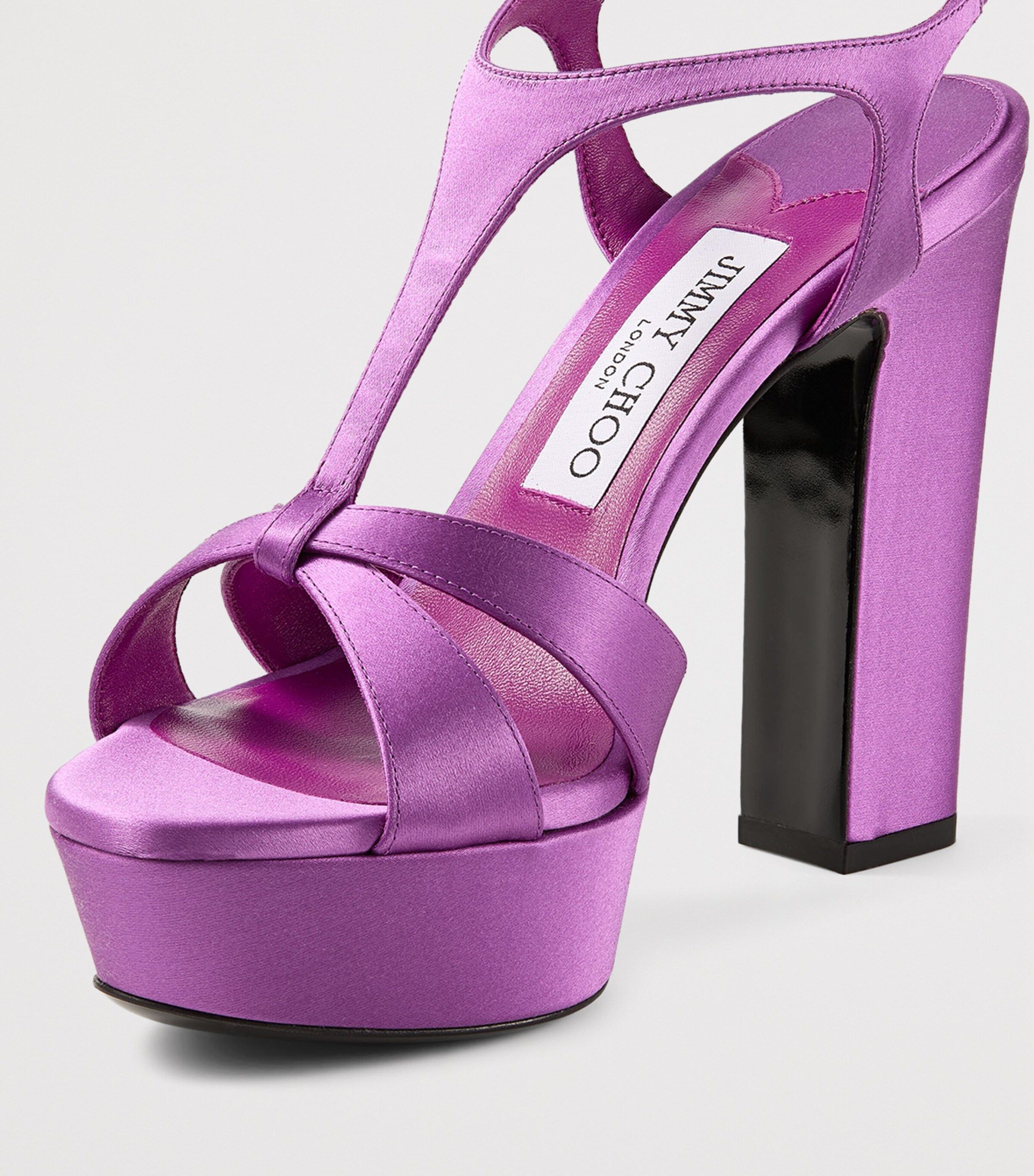 Kesia 120 Satin Sandals VIOLET ORCHID Image 6