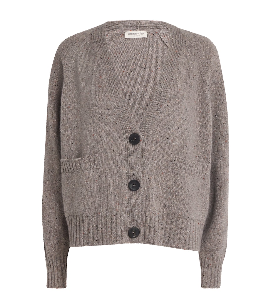 Donegal Cashmere Relaxed Cardigan 006335 PEREGRN DNGAL Image 1