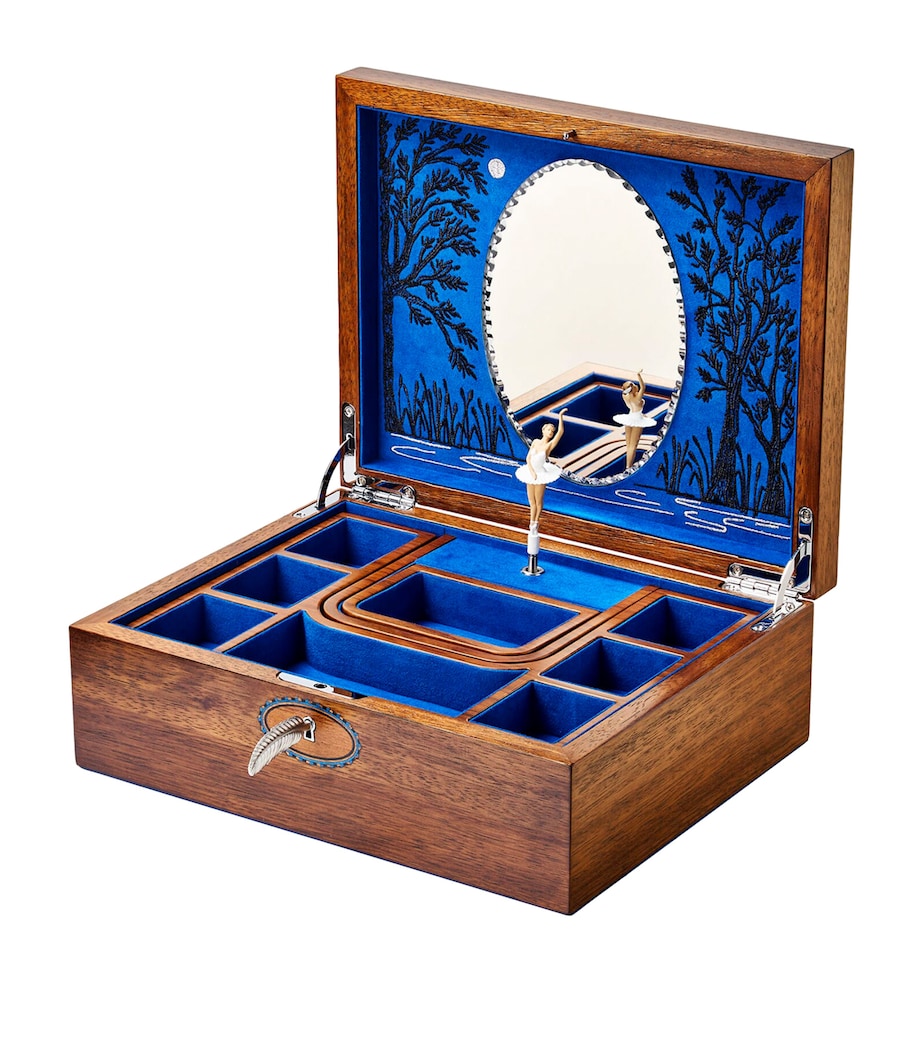 Ballet Musical Jewellery Box WALNUT Image 1