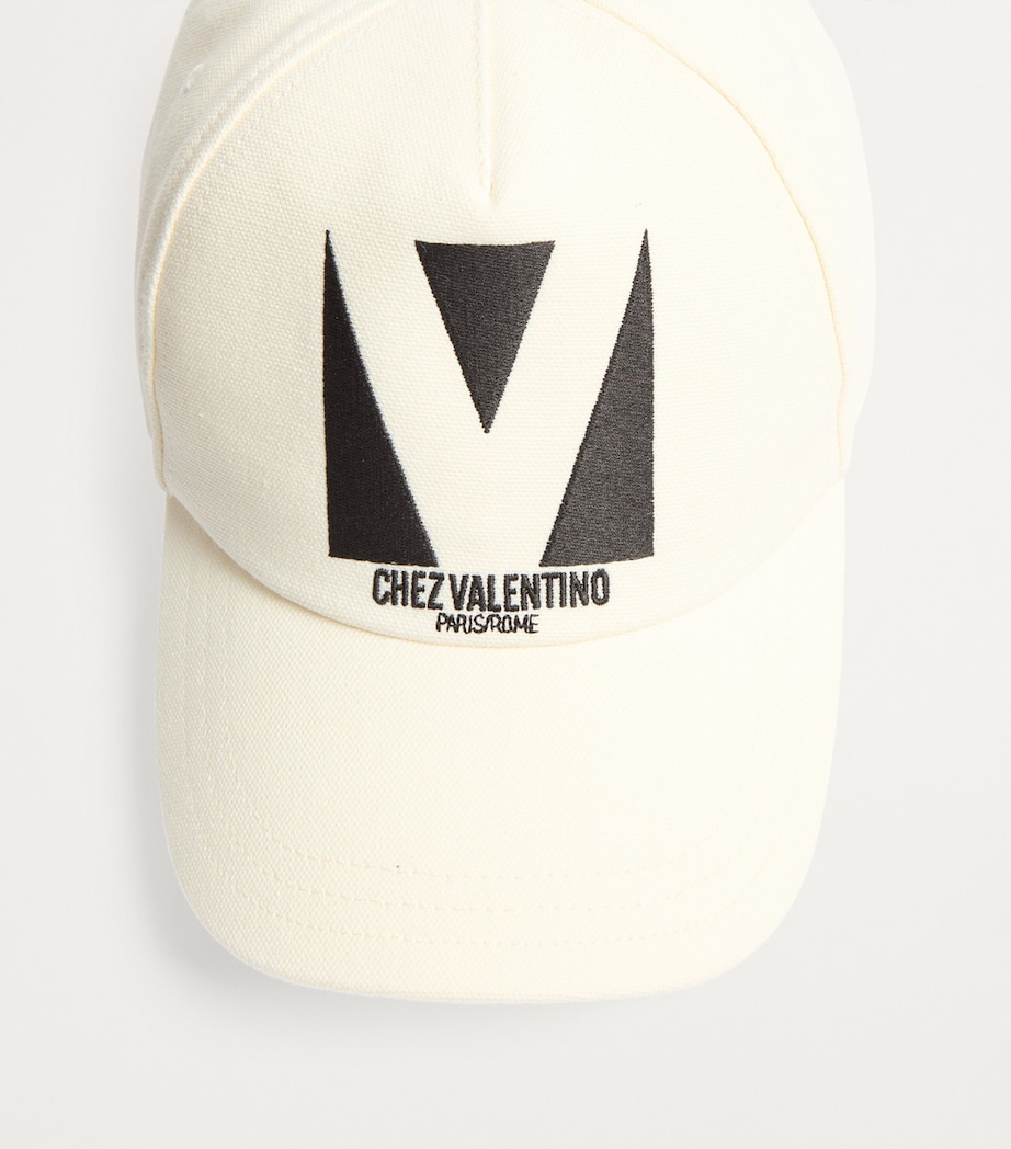 Cotton V Baseball Cap 0AN Image 2