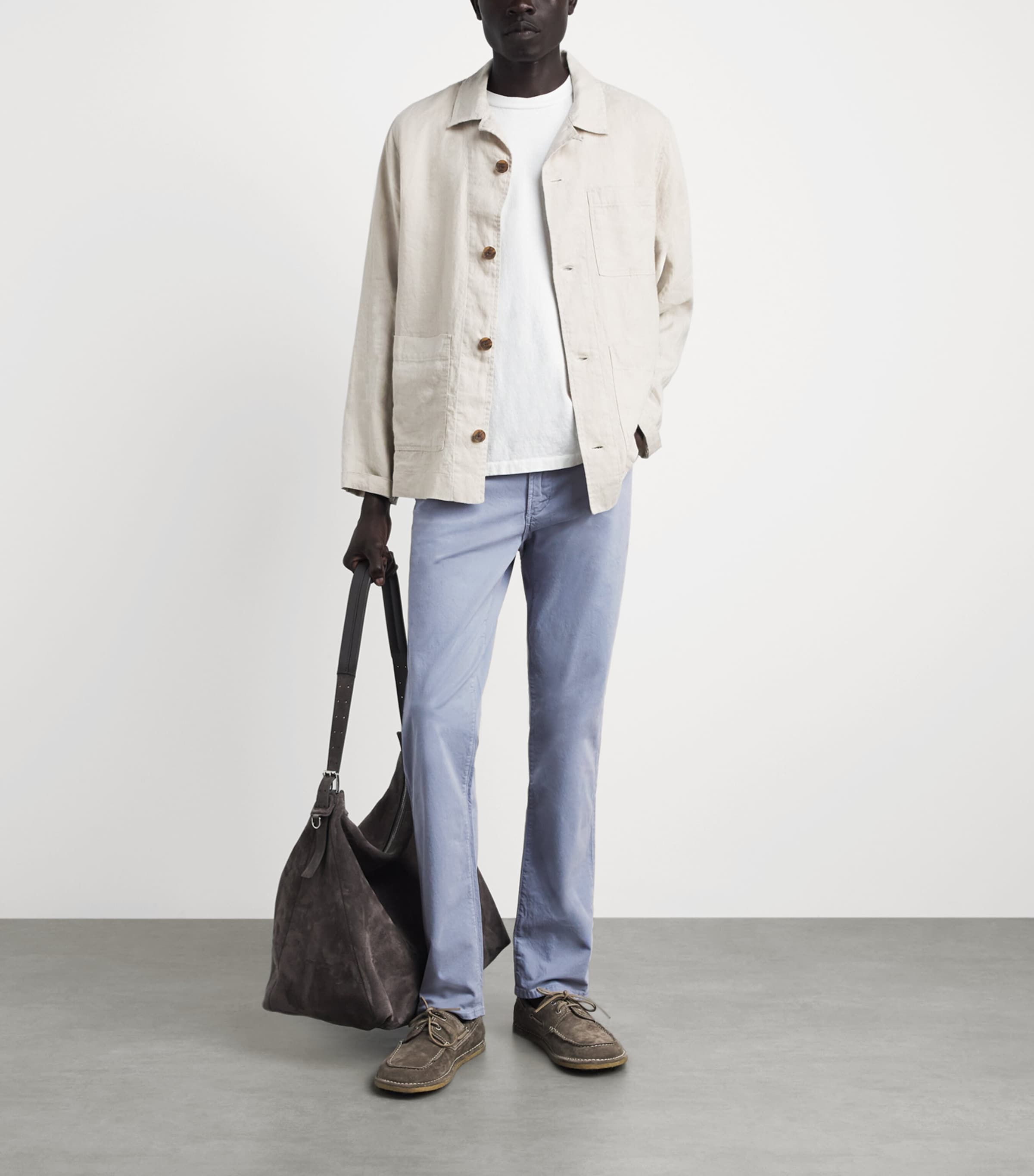 Citizens of Humanity Mens Canvas Gage Jeans Glacier(blchd Indgo) Image 2