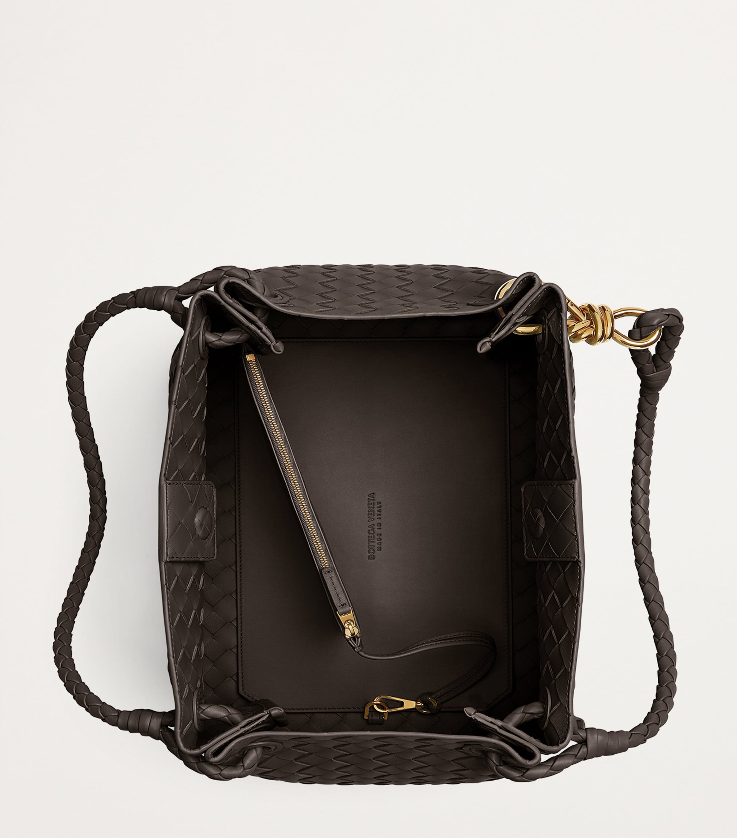 ショルダーバッグ・ポシェット ANDIAMO Bottega Veneta Small Lambskin Andiamo Parachute Cross-Body