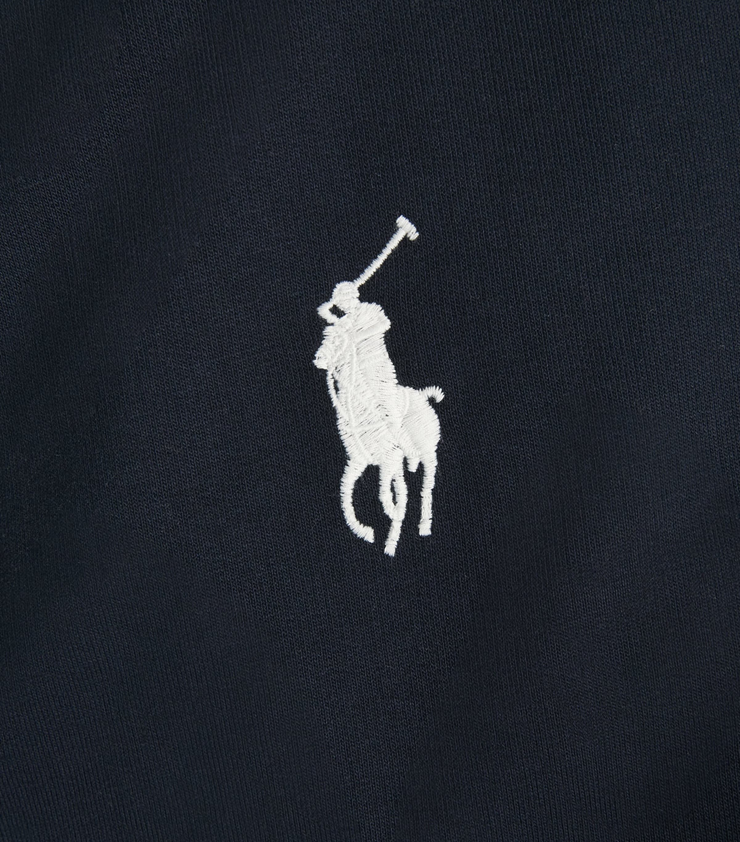 Polo Ralph Lauren Mens Cotton-Blend Jersey Bath Robe Collection Navy Image 6