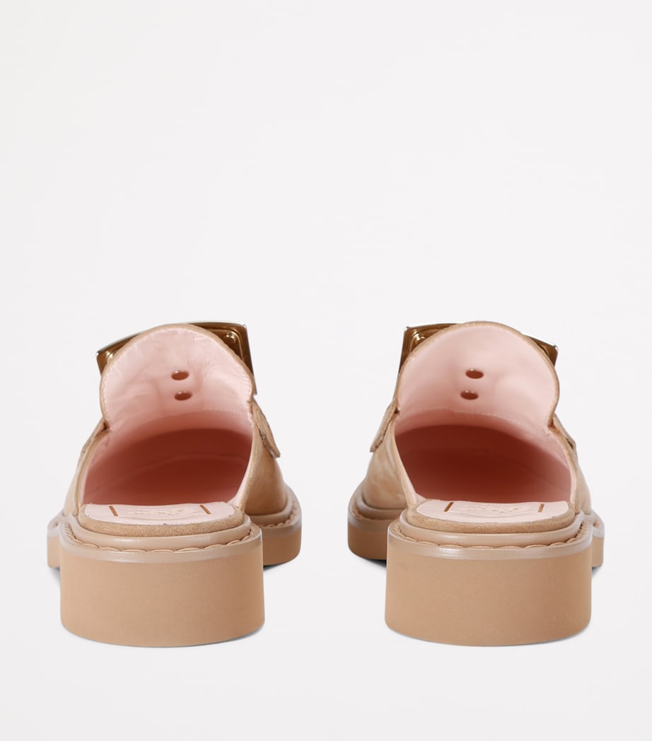 Viv' Rangers Buckle Mules TAN Image 2