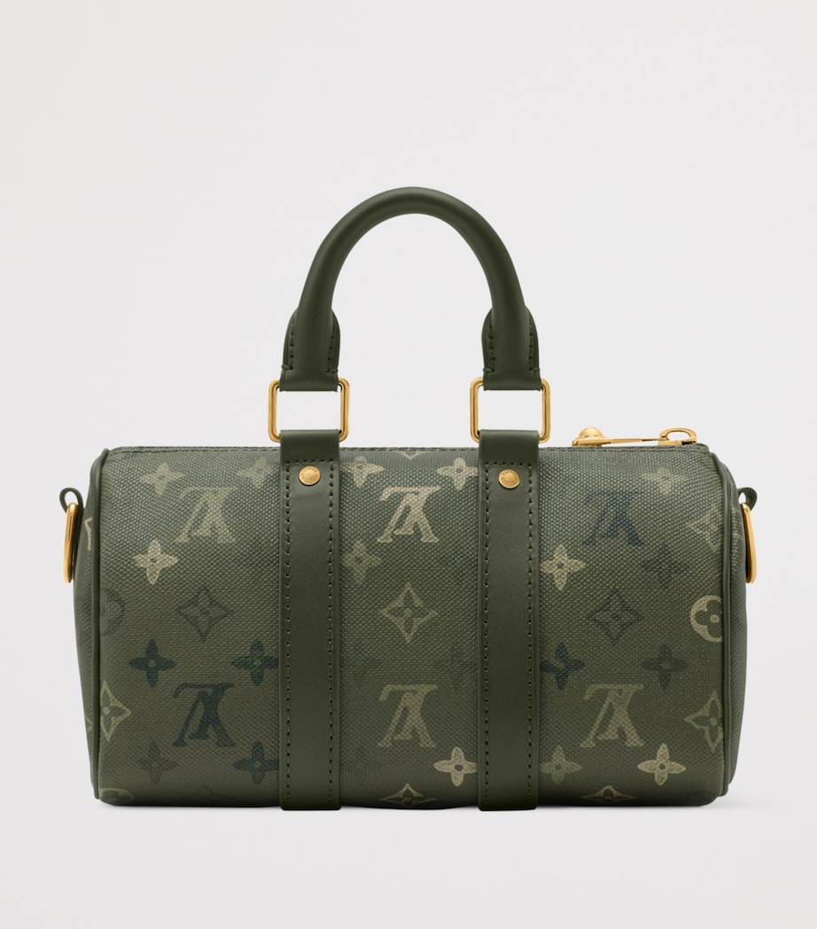 Canvas Keepall Bandoulière 25 Cross-Body Bag KHAKI GREEN Image 4