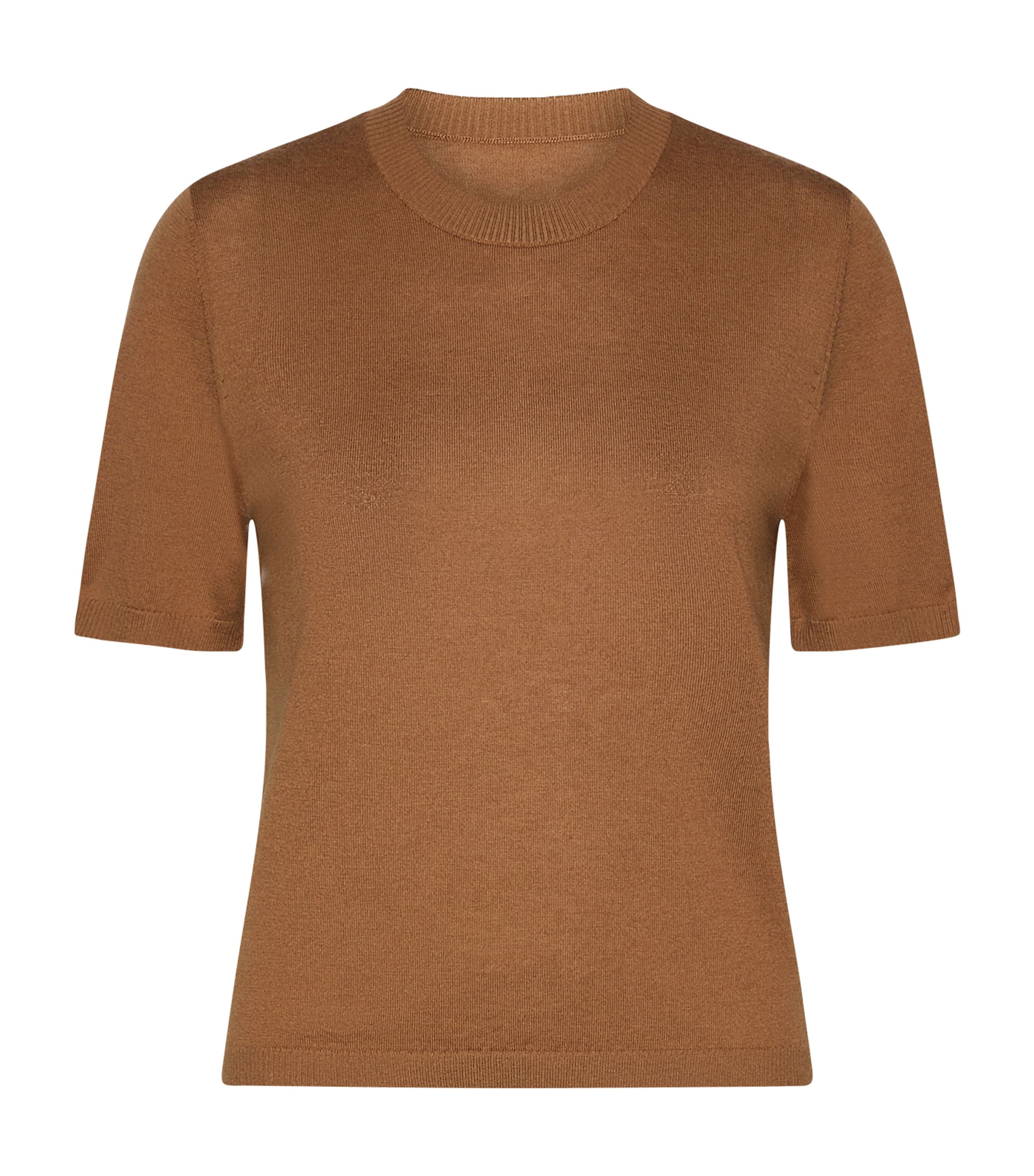 Marella Womens Wool Sweater Tobacco Brown Image 1